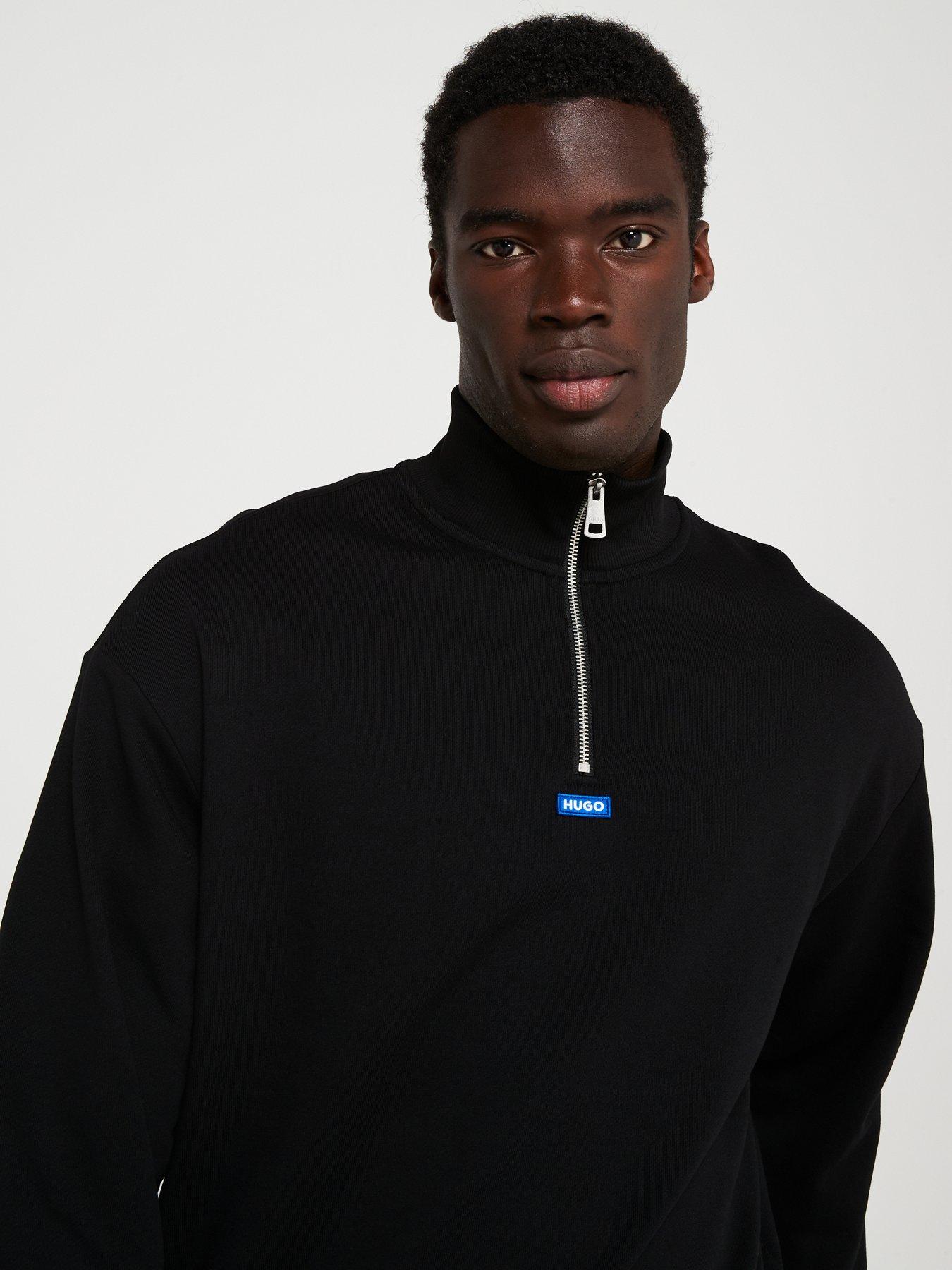 hugo-blue-neeler-small-logo-14-zip-sweat-blackoutfit