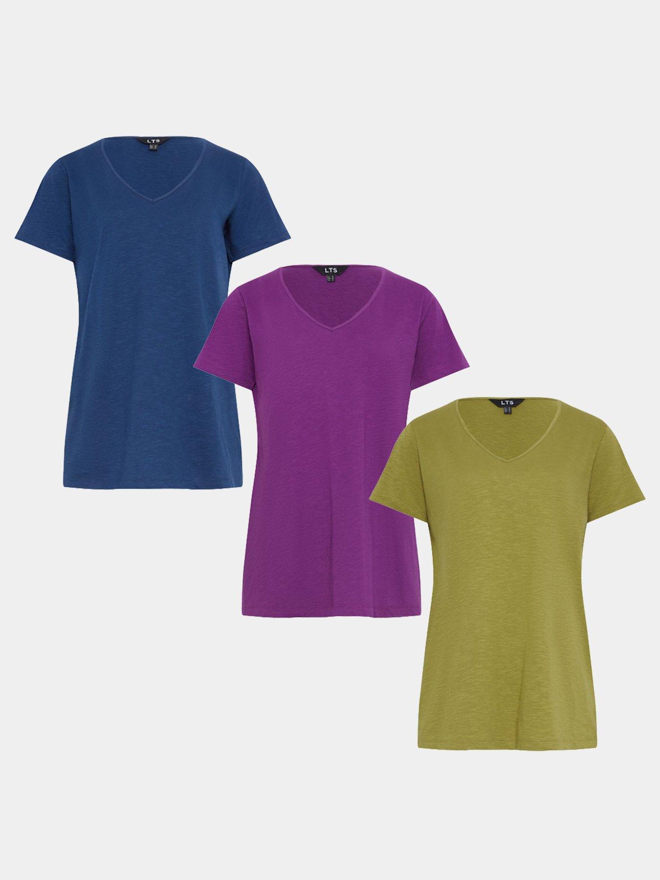 long-tall-sally-3-pack-basic-v-neck-tee-multi