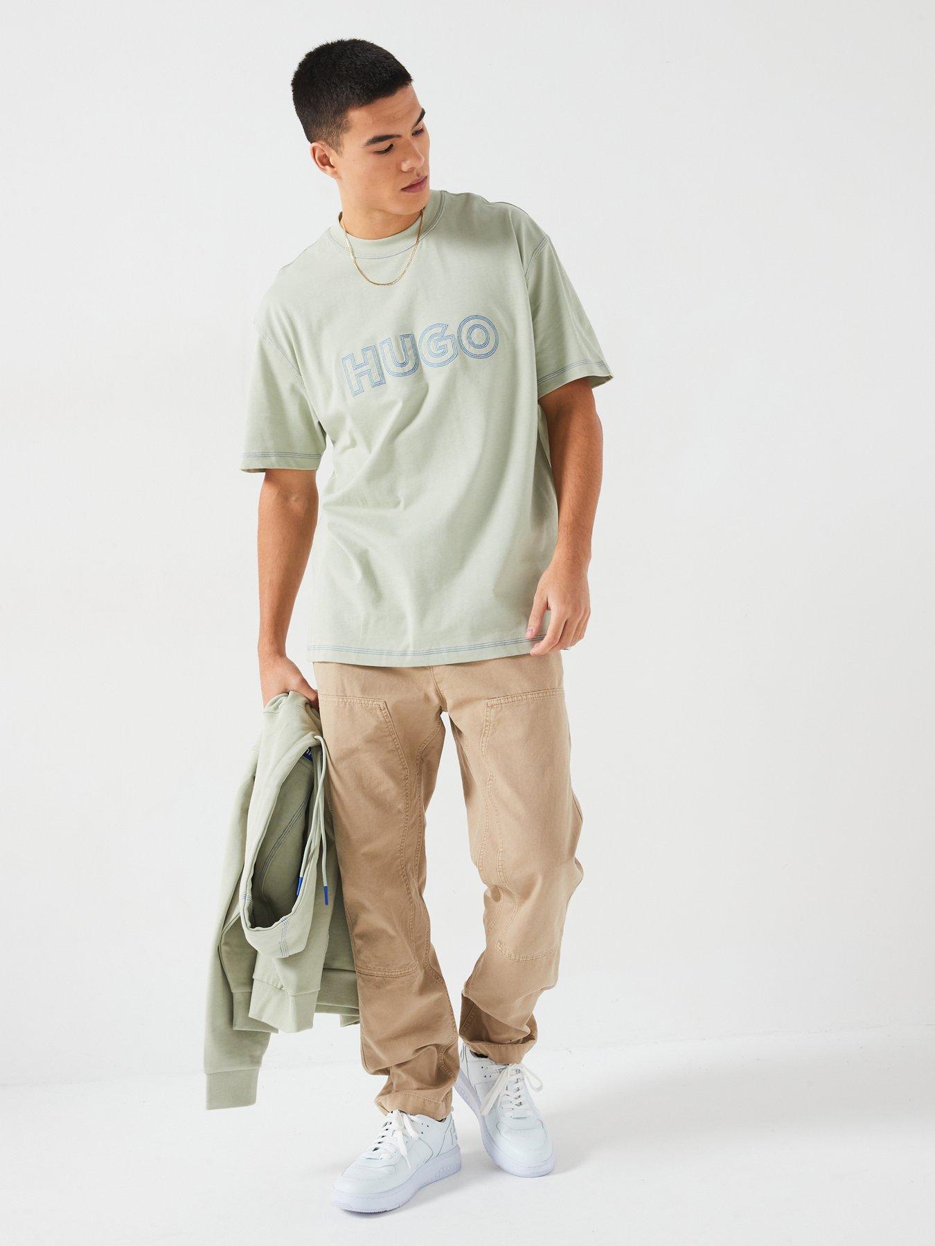 hugo-blue-nitlogo-loose-fit-outline-logo-t-shirt-light-greenback