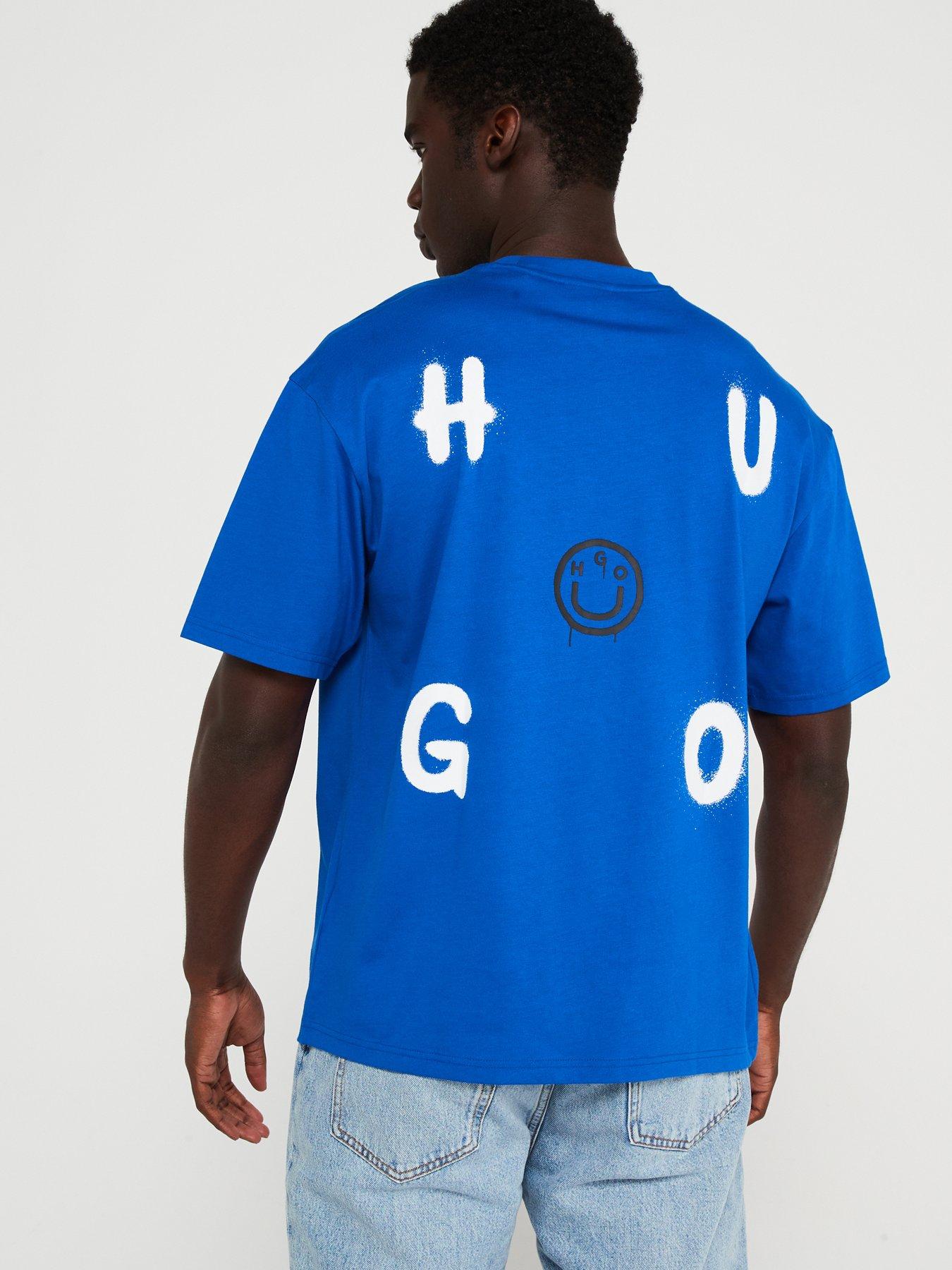 hugo-blue-nimayliti-loose-fit-spray-logo-t-shirt-bright-bluestillFront