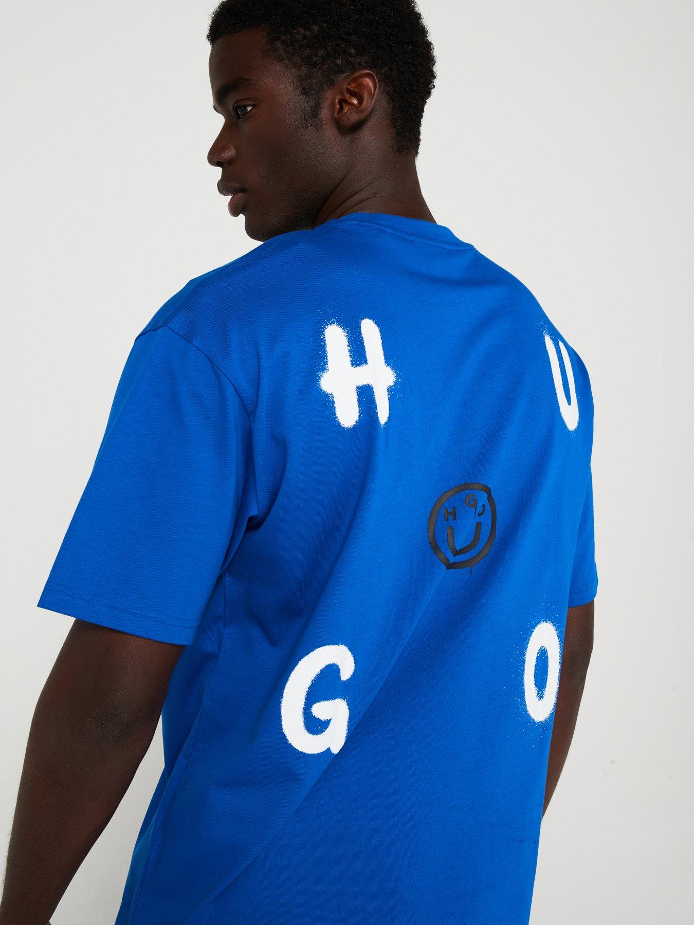 hugo-blue-nimayliti-loose-fit-spray-logo-t-shirt-bright-blueoutfit