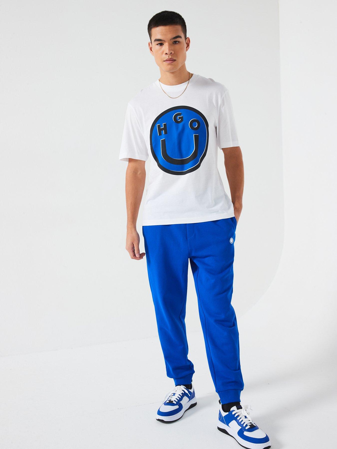 hugo-blue-nimper-regular-fit-large-smiley-t-shirt-whitedetail