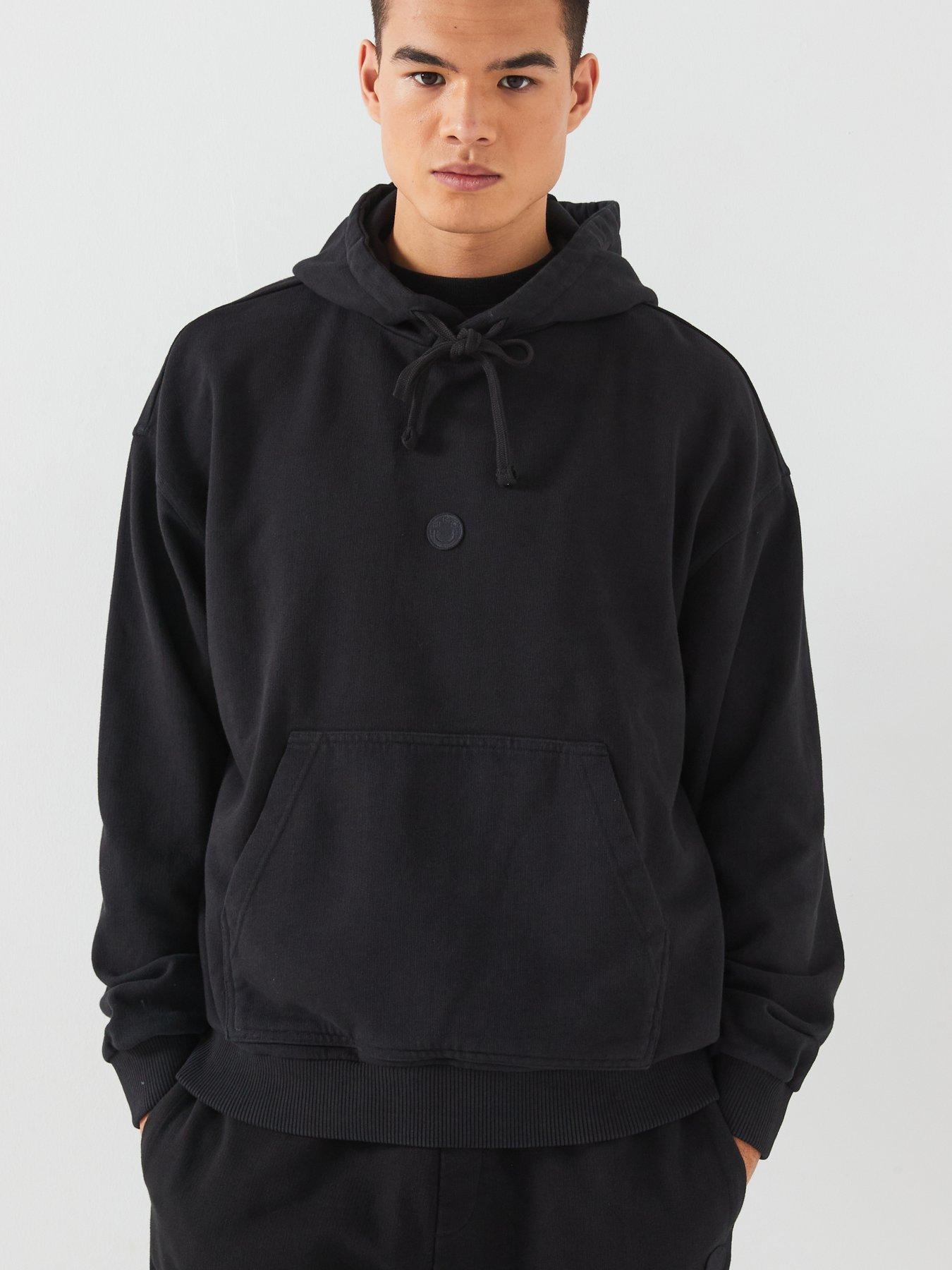 hugo-blue-nuwinto-loose-fit-overdyed-smiley-overhead-hoodie-blackoutfit