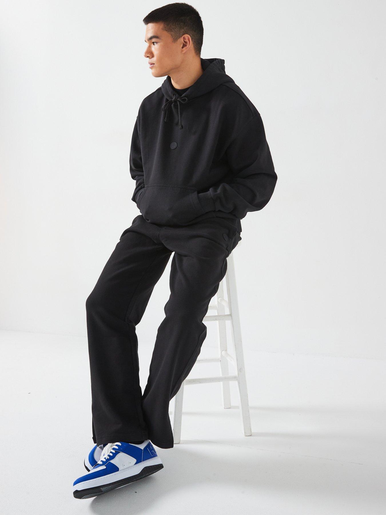 hugo-blue-nuwinto-loose-fit-overdyed-smiley-overhead-hoodie-blackdetail