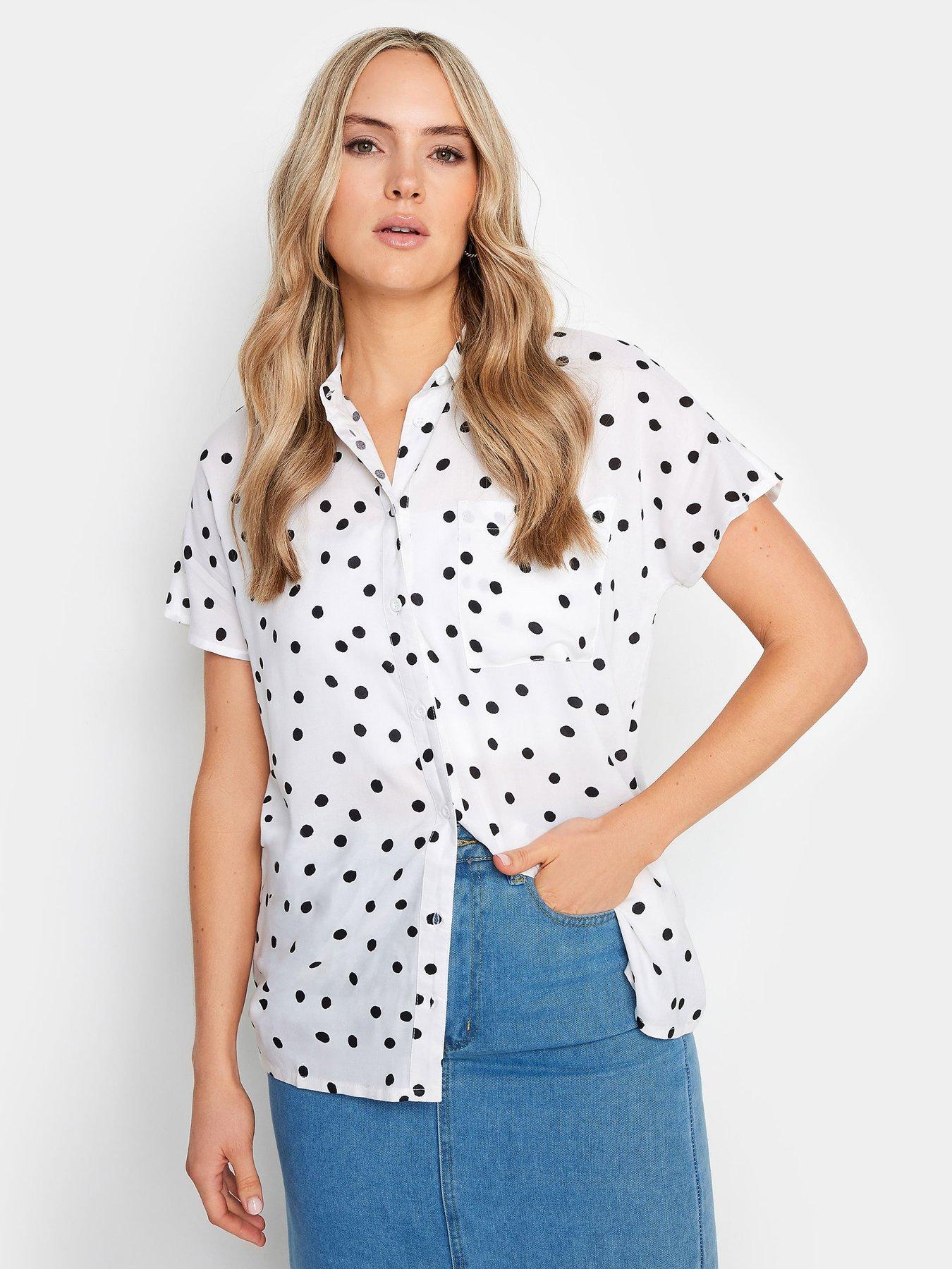 long-tall-sally-spot-grown-on-sleeve-shirt-white