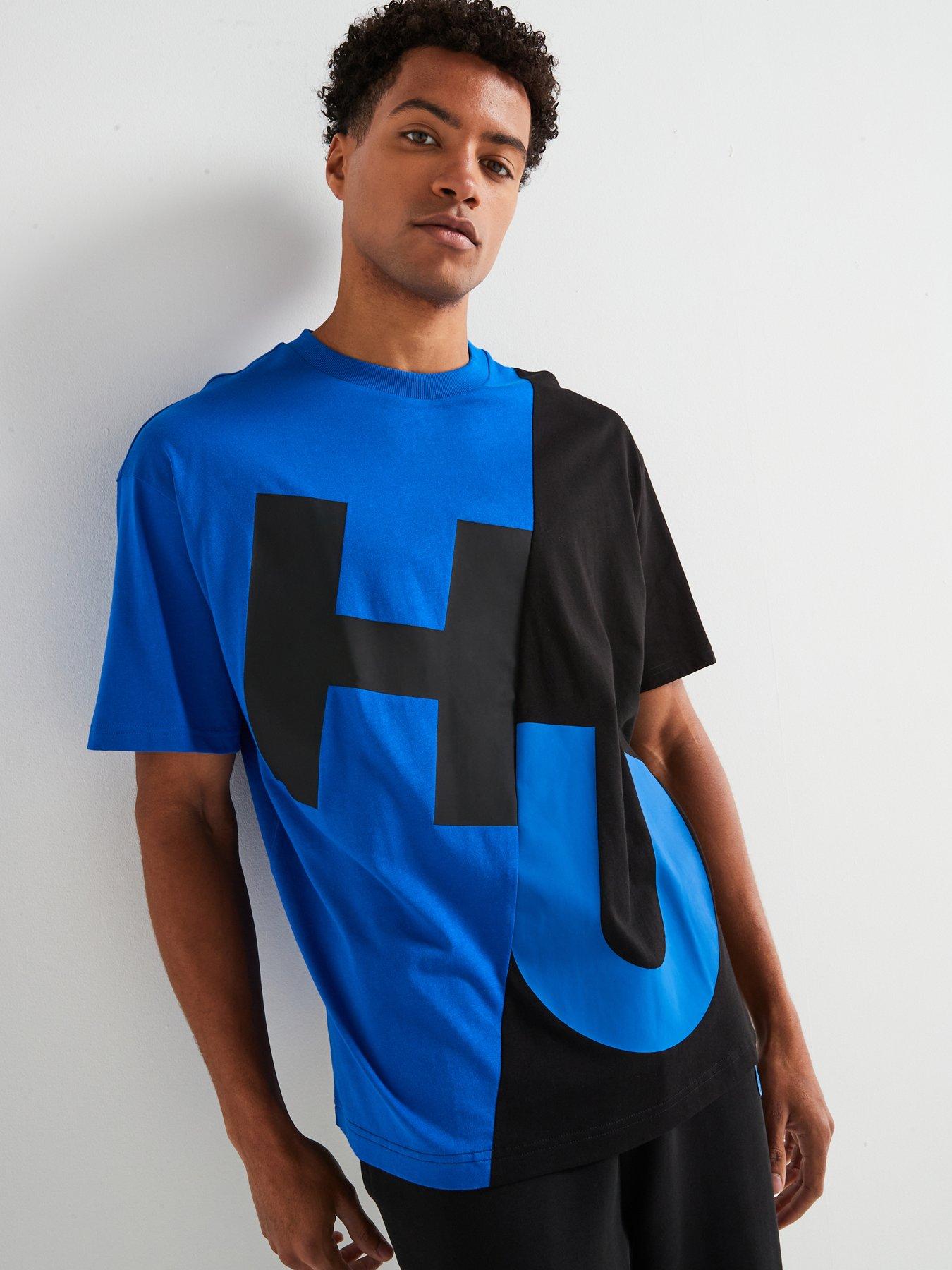 hugo-blue-nokerios-loose-fit-abstract-logo-t-shirt-blackblue