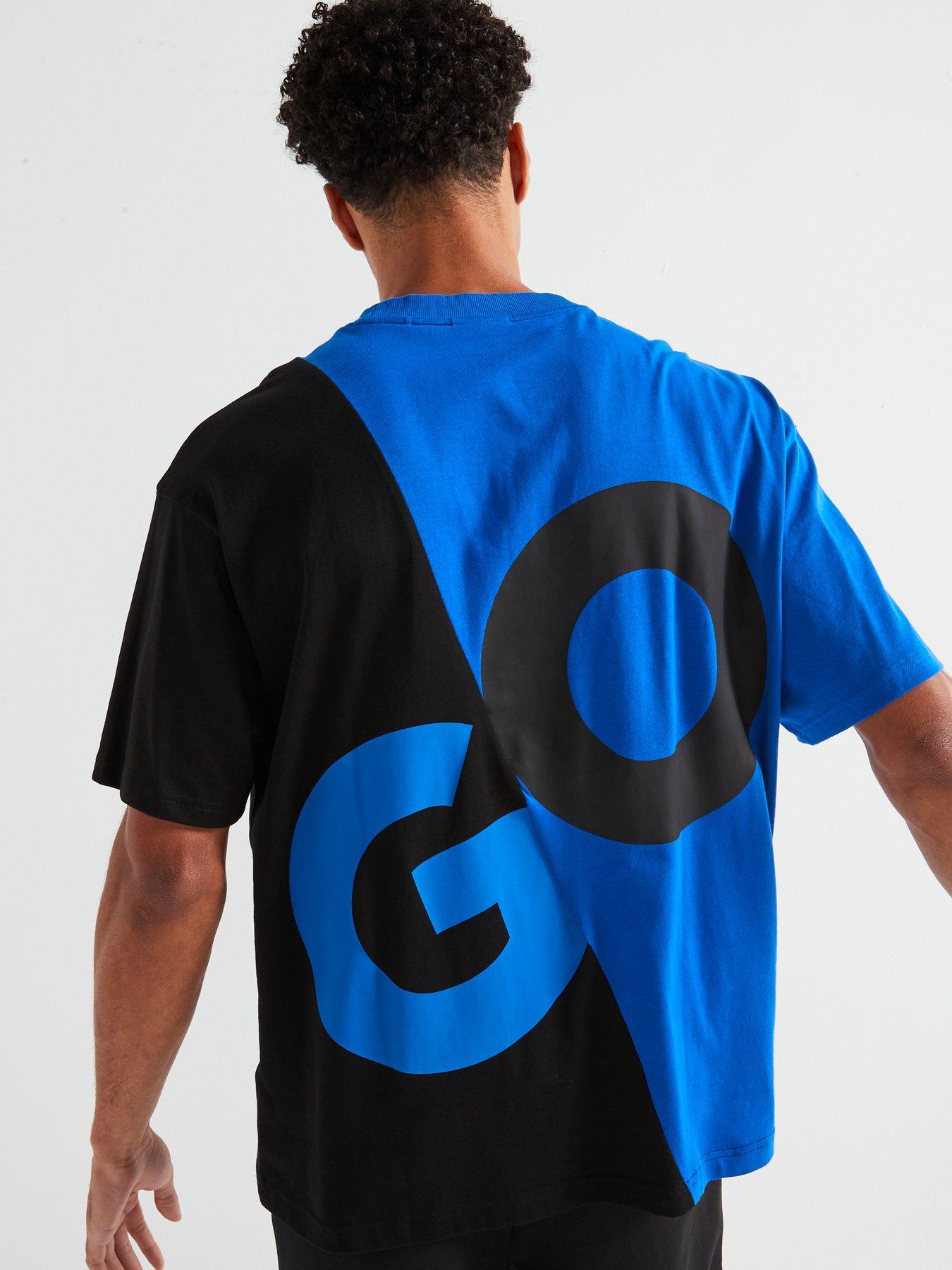 hugo-blue-nokerios-loose-fit-abstract-logo-t-shirt-blackbluestillFront