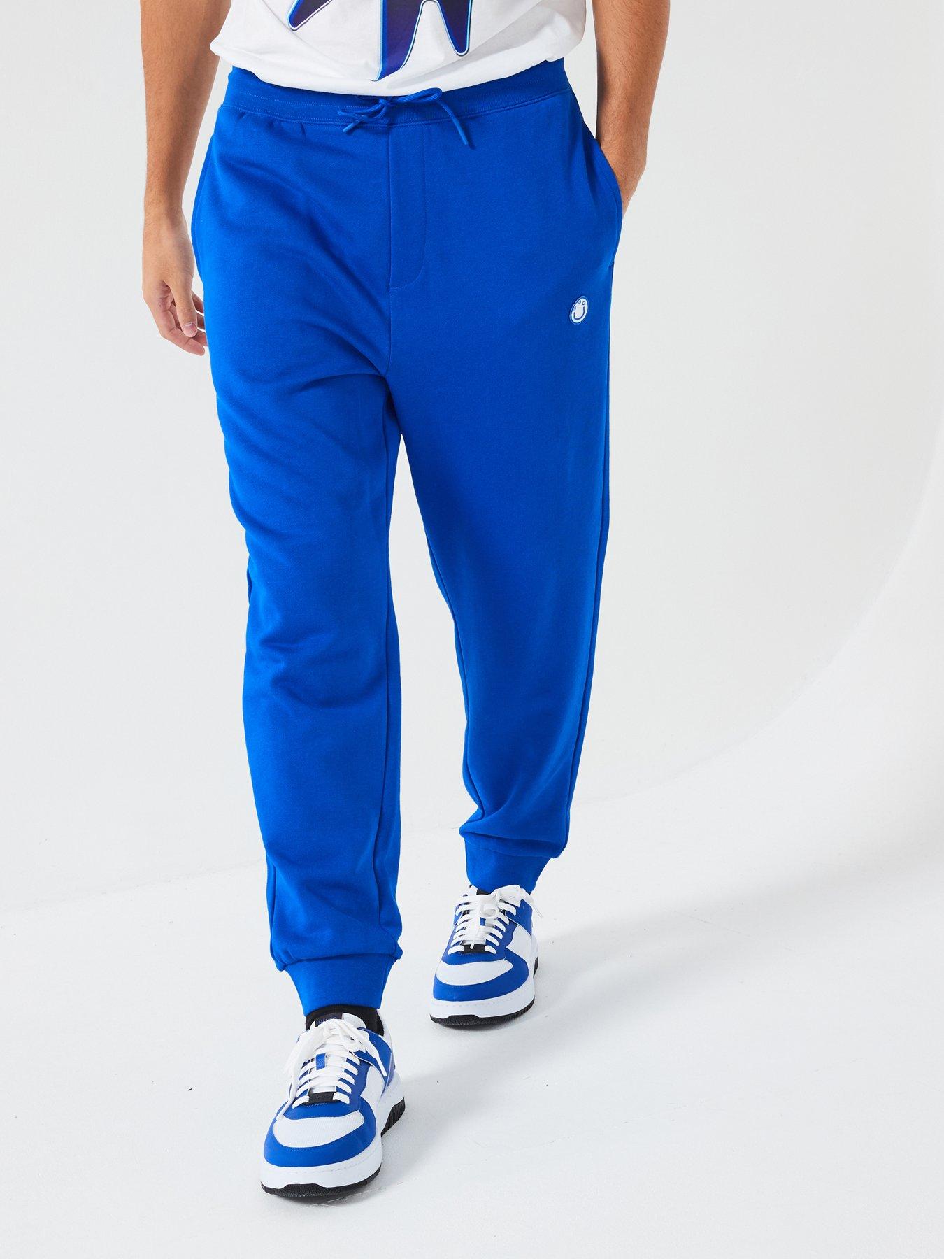 hugo-blue-nompio-smiley-logo-cuff-joggers--bright-blue