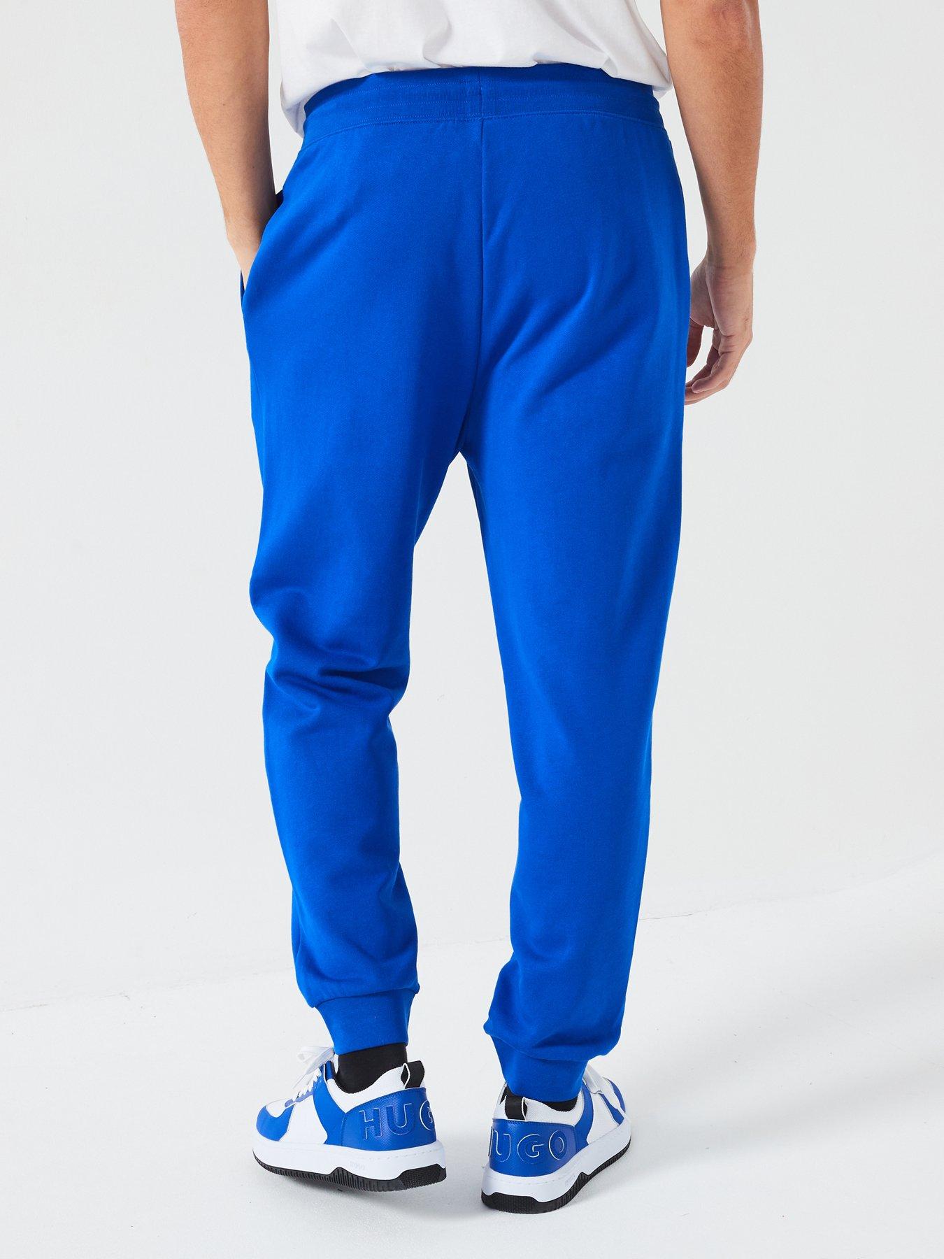 hugo-blue-nompio-smiley-logo-cuff-joggers--bright-bluestillFront