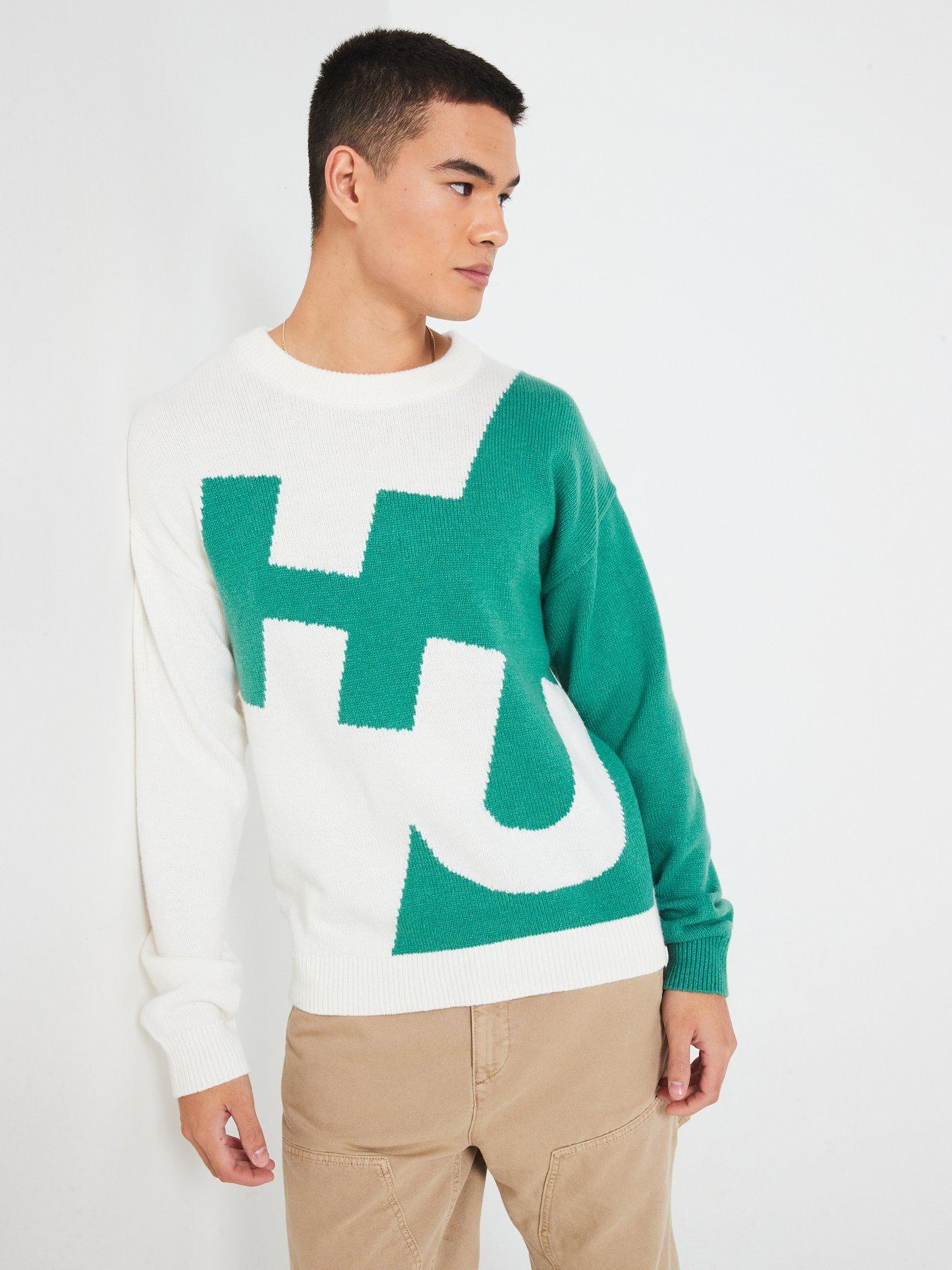 hugo-blue-souso-abstract-logo-knitted-jumper-greendetail