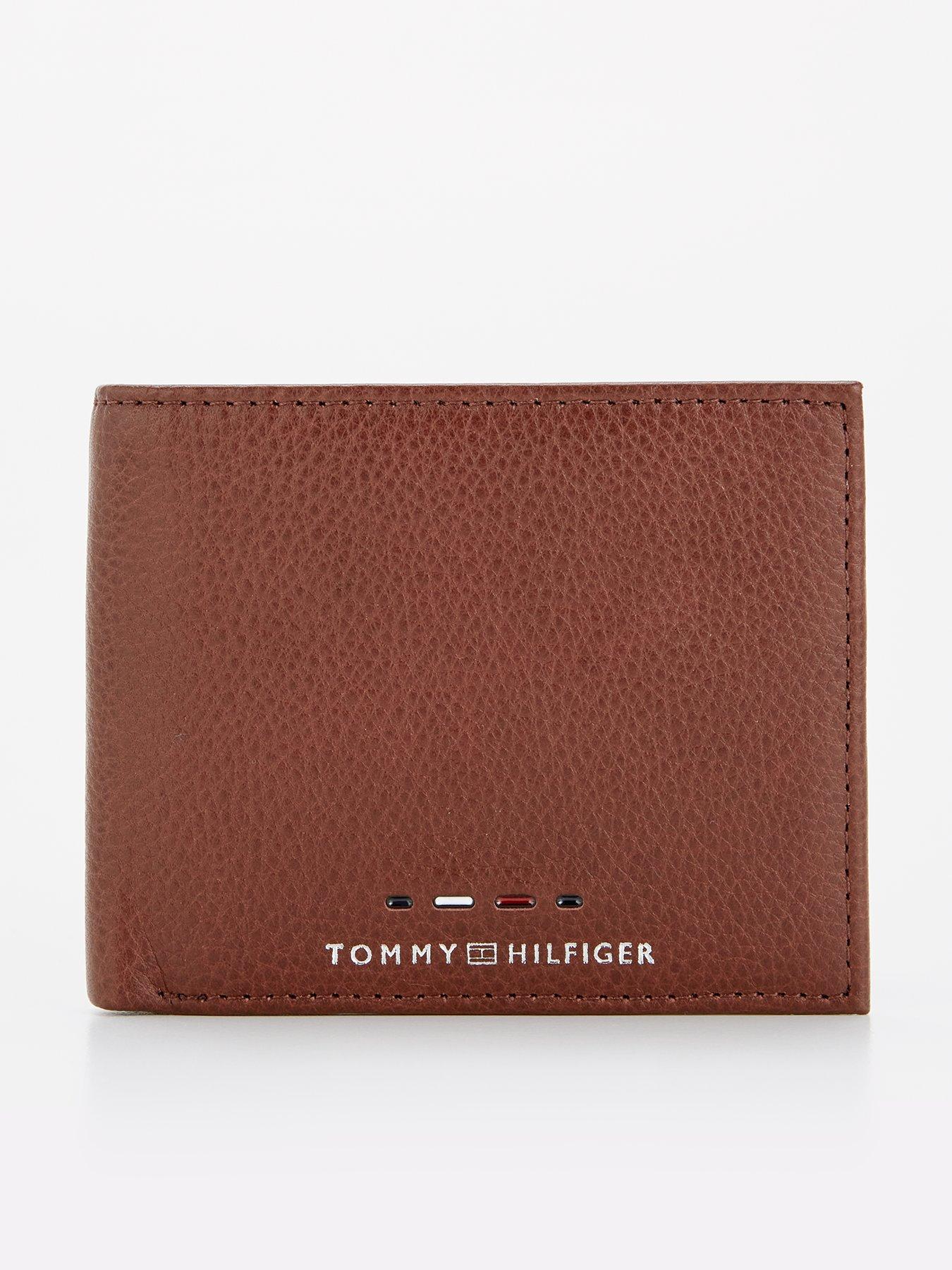 tommy-hilfiger-tommy-hilfiger-embroided-stripe-logo-mini-cc-wallet-brown