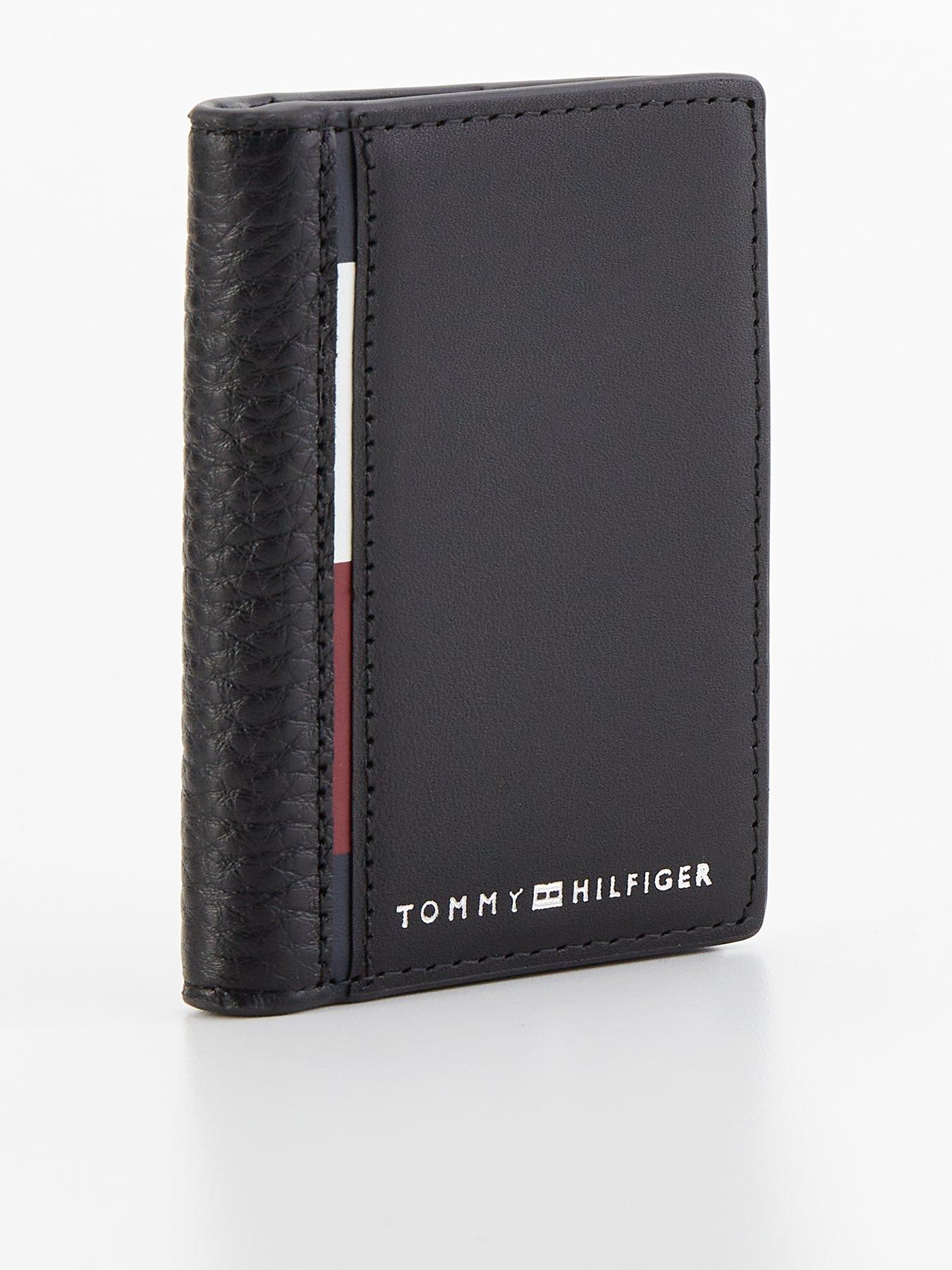 tommy-hilfiger-tommy-hilfiger-stripe-trim-bifold-wallet-blackback