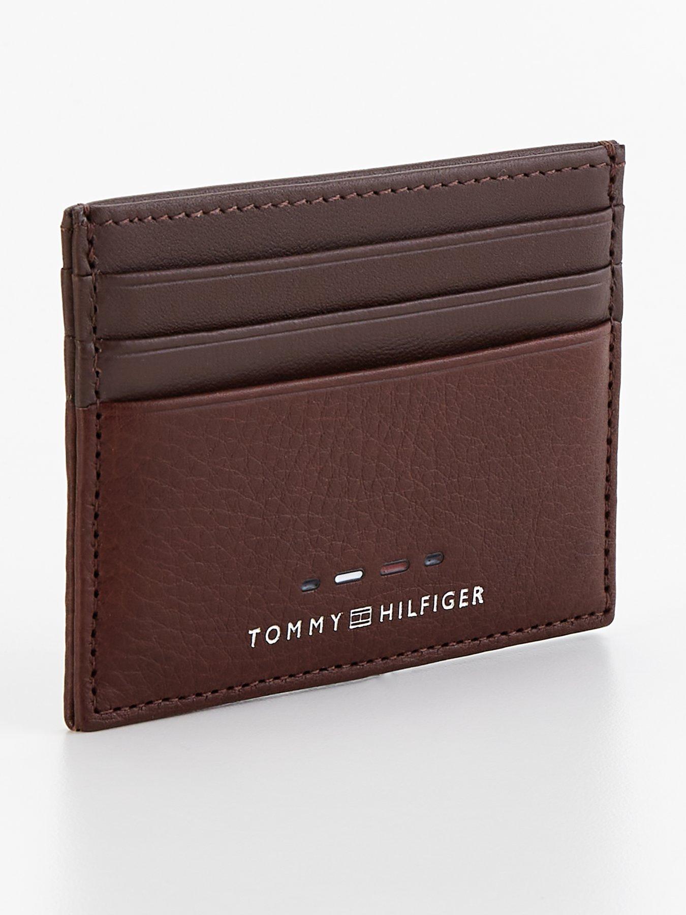 tommy-hilfiger-tommy-hilfiger-embroided-stripe-logo-cc-holder-wallet-brownback