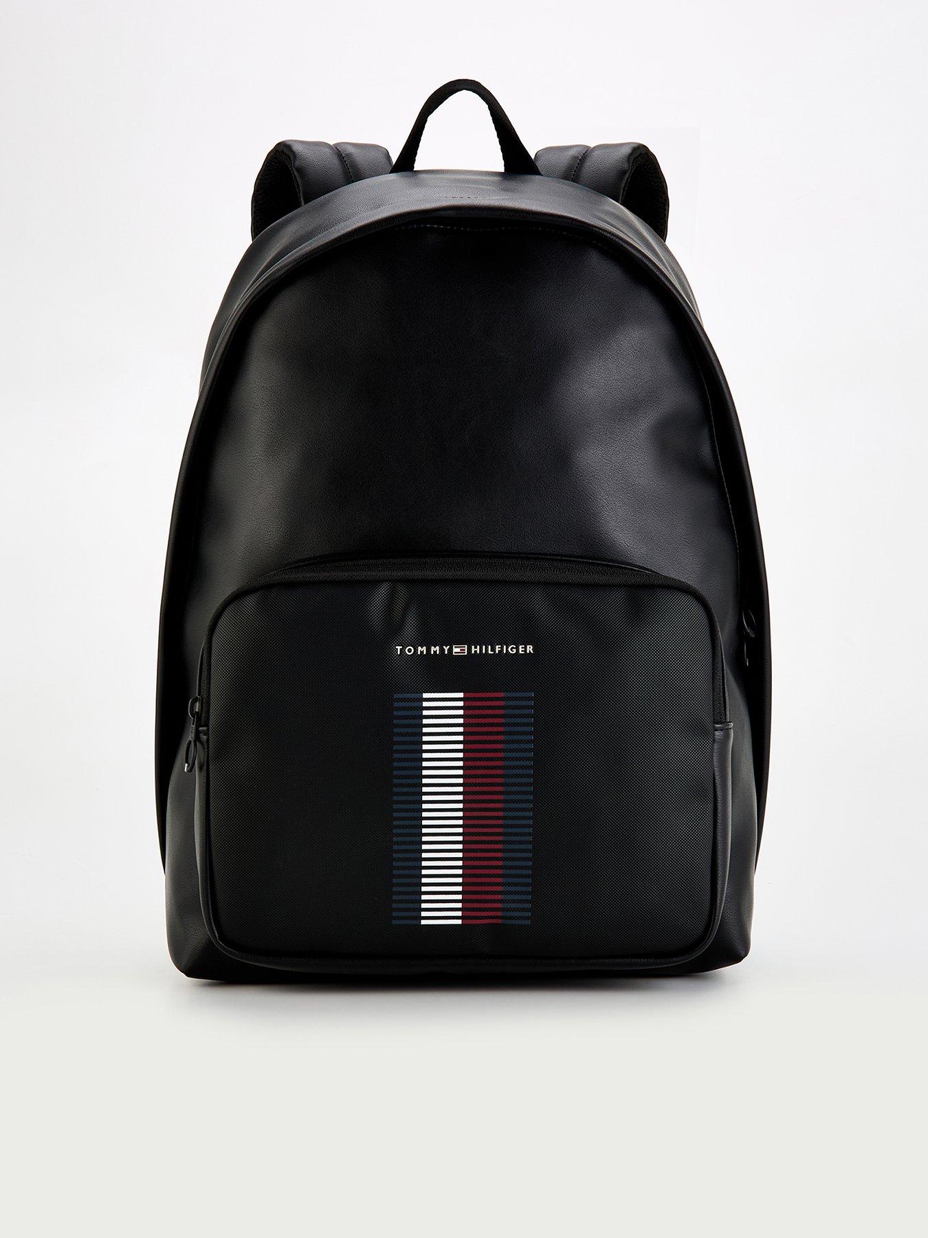 tommy-hilfiger-tommy-hilfiger-foundation-pique-global-stripe-backpack-black