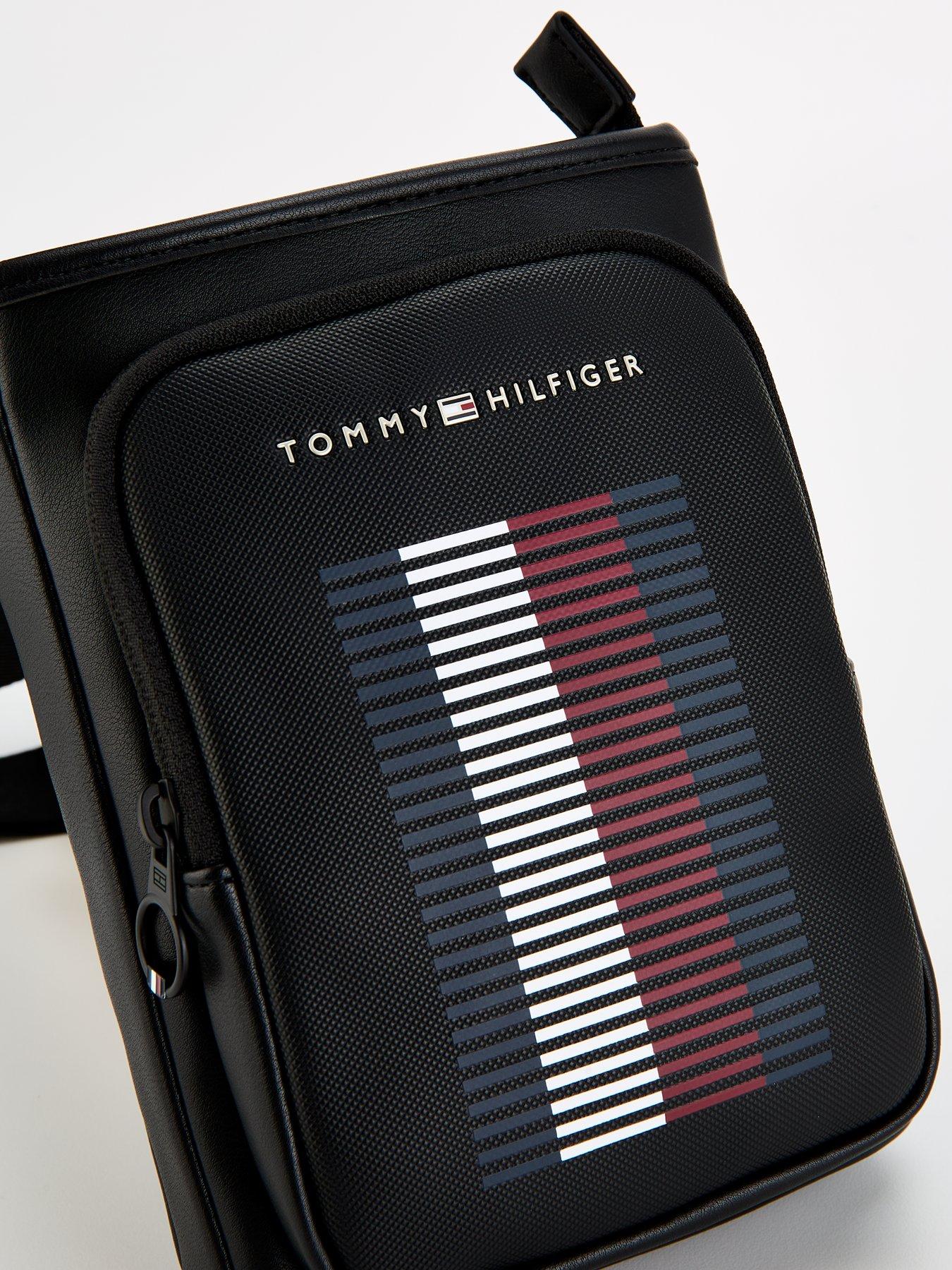 tommy-hilfiger-tommy-hilfiger-foundation-pique-global-stripe-mini-crossbody-bag-blackoutfit