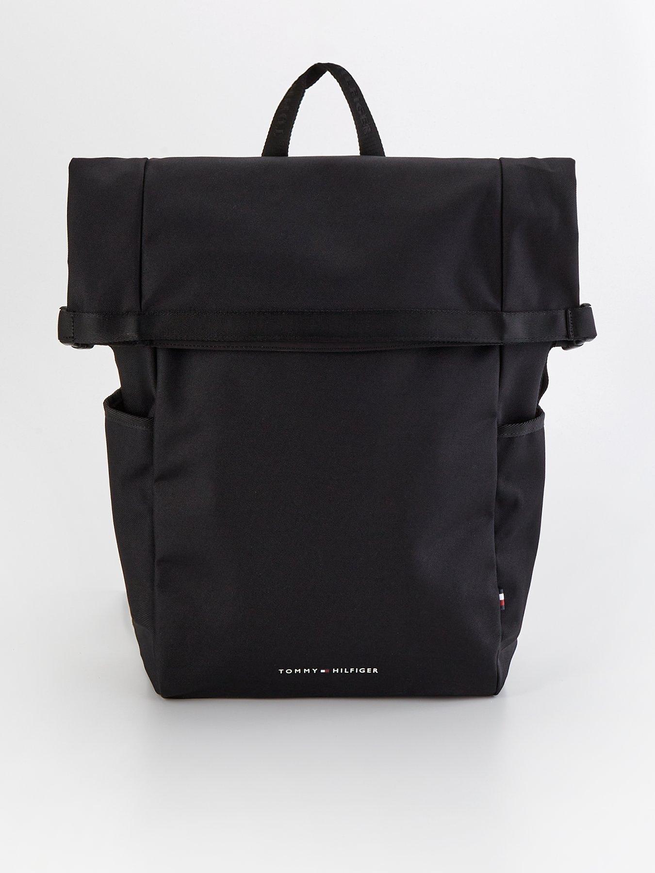 tommy-hilfiger-tommy-hilfiger-element-roll-top-backpack-black