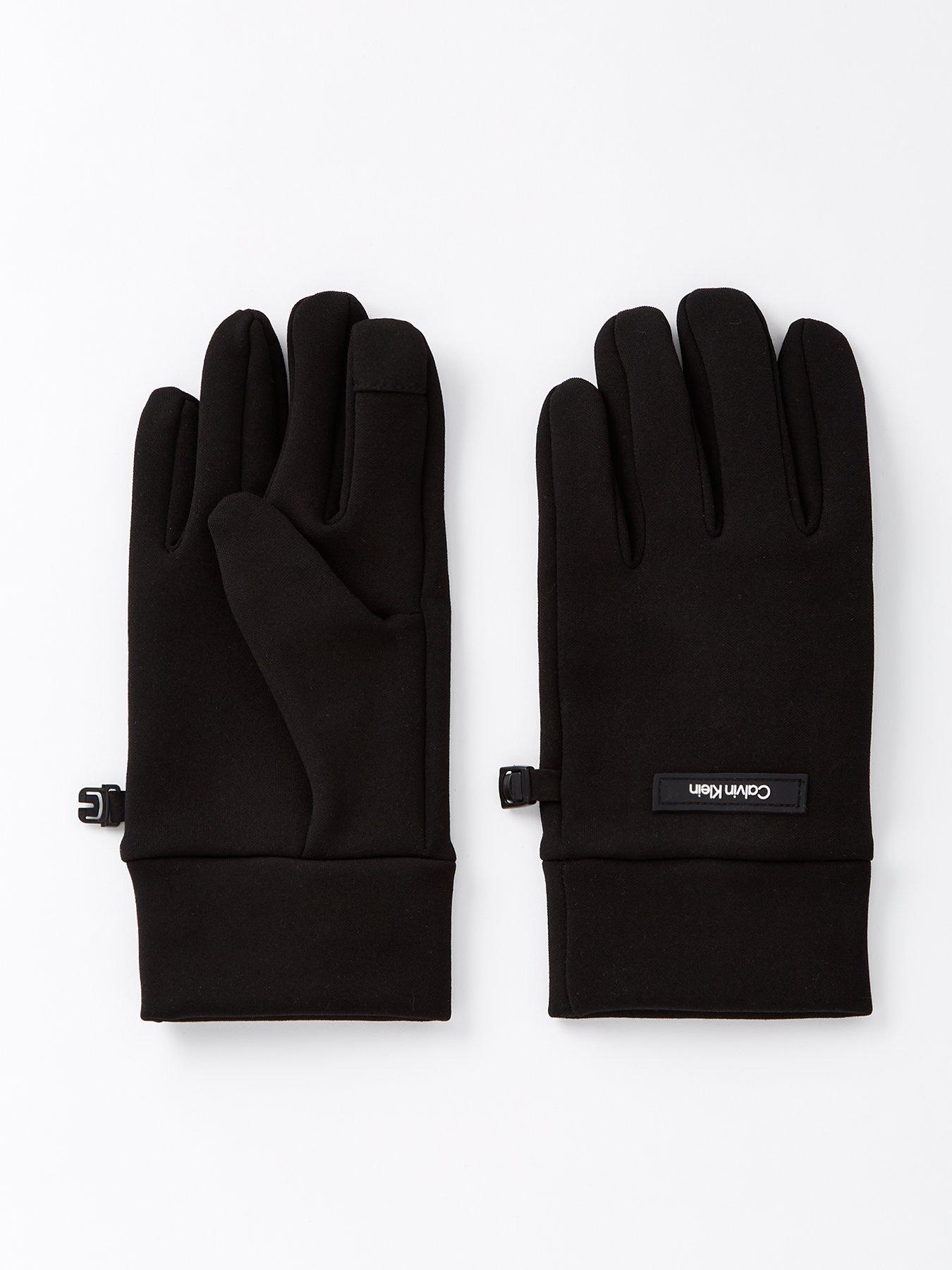 calvin-klein-calvin-klein-neoprene-logo-knitted-gloves-black