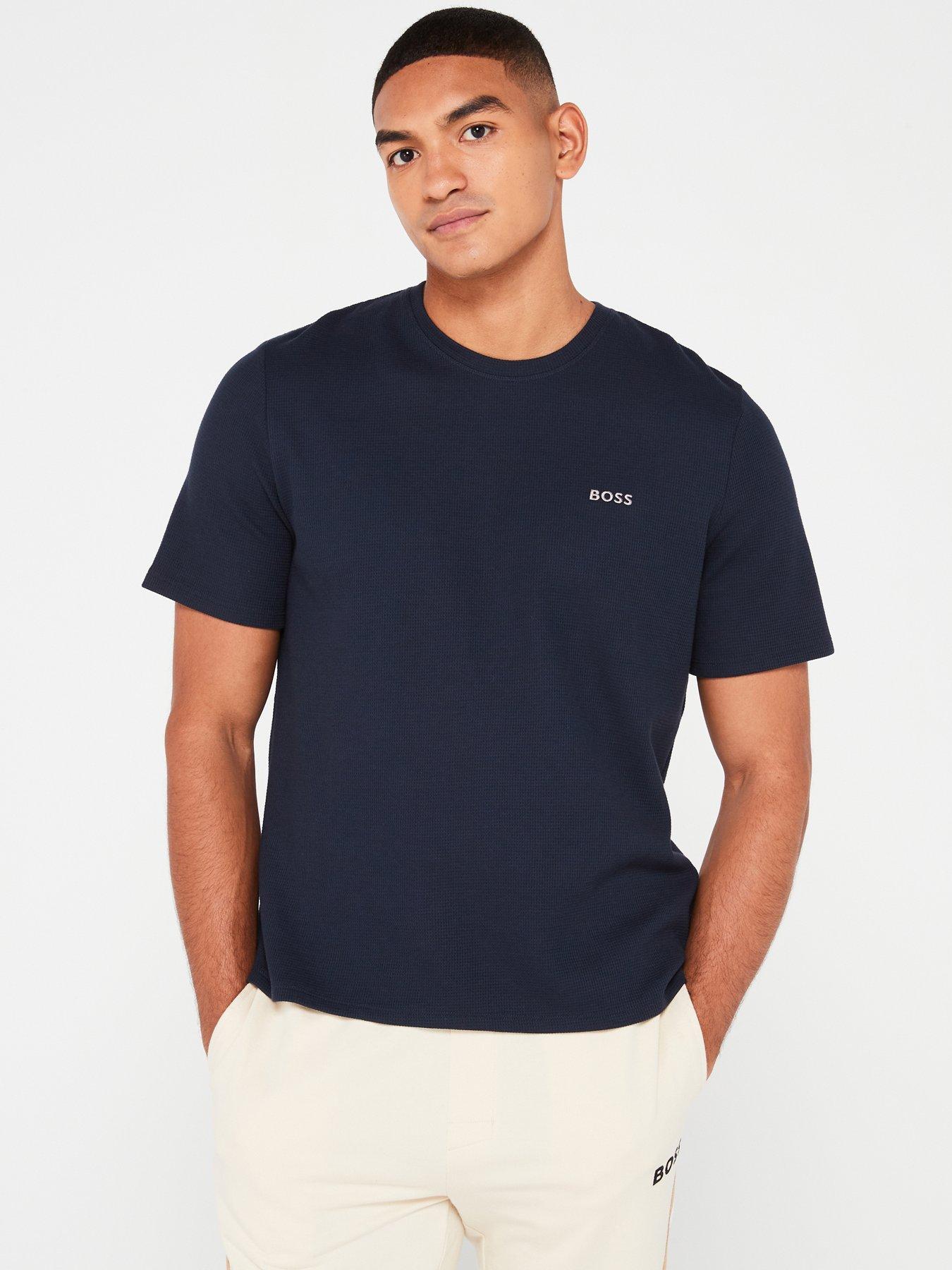 boss-regular-fit-waffle-loungewear-t-shirt