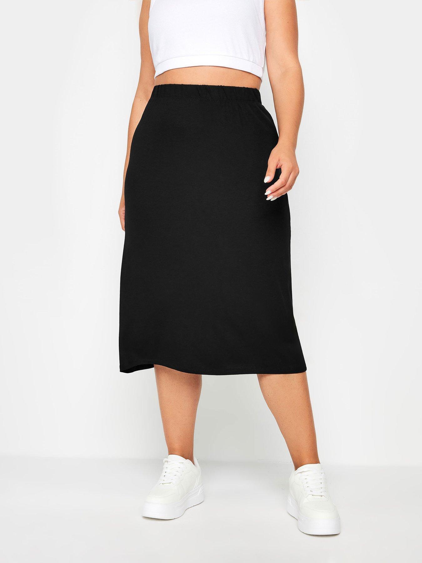 yours-midaxi-tube-skirt-black