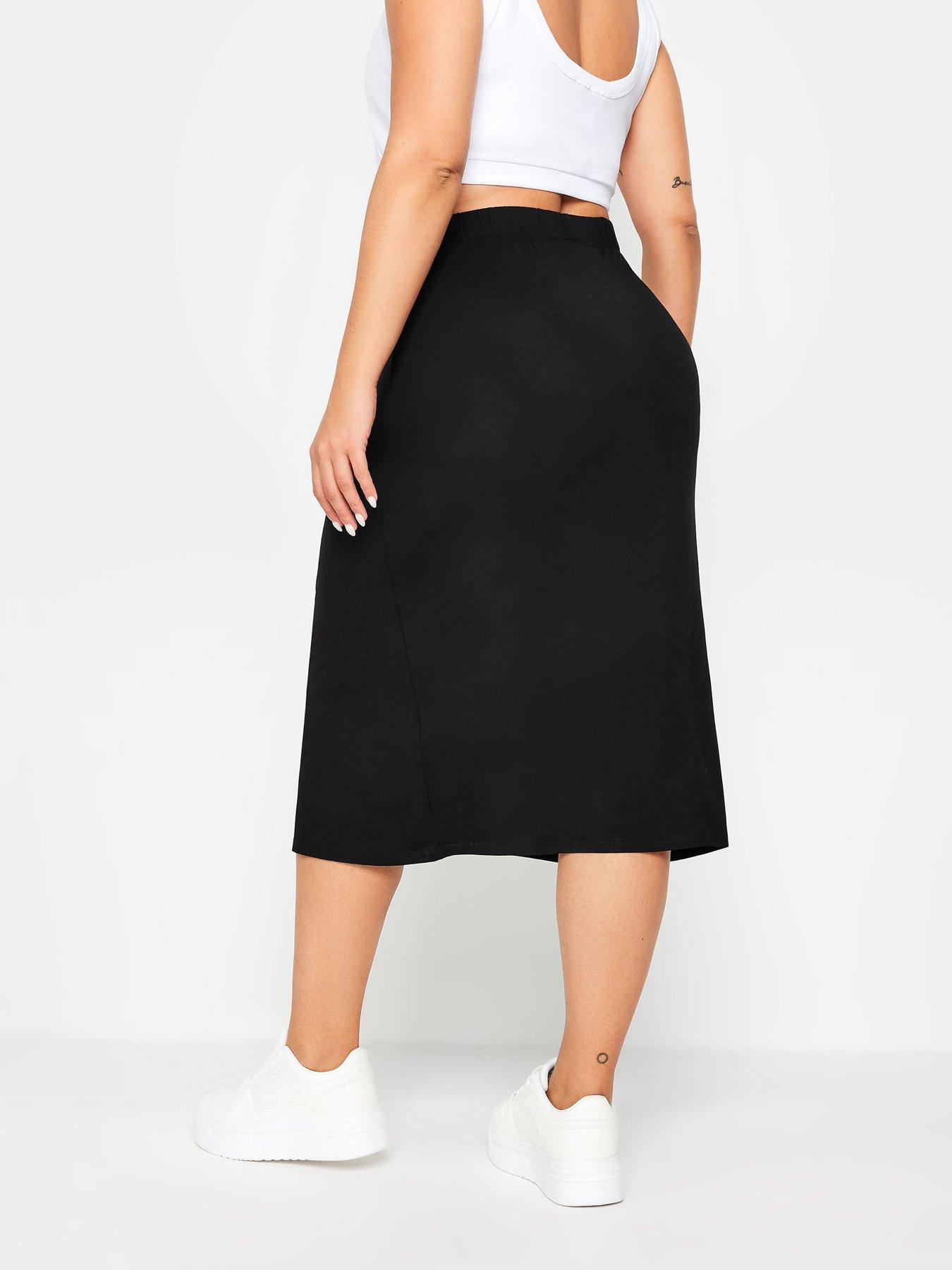 yours-midaxi-tube-skirt-blackstillFront