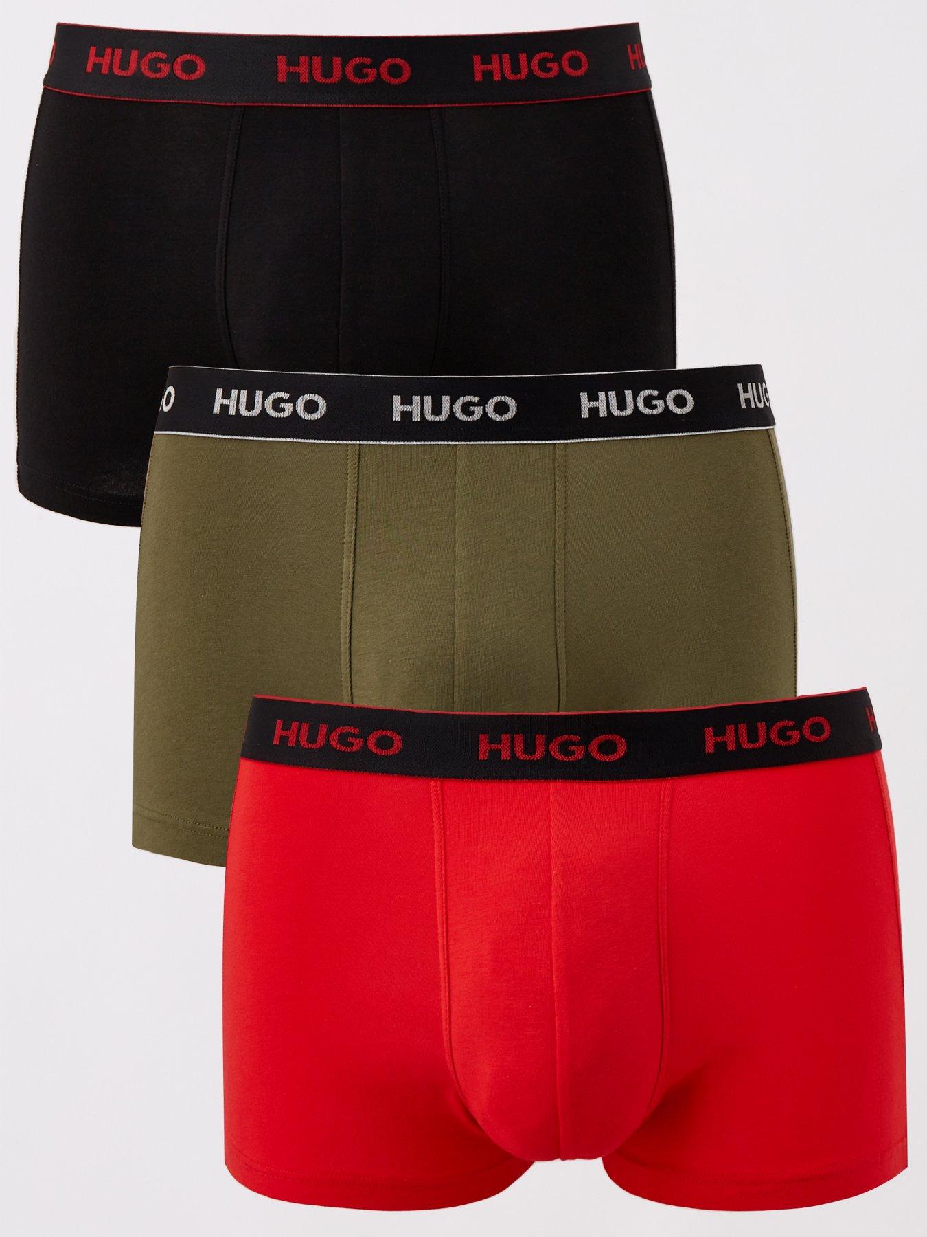 hugo-hugo3-pack-triplet-logo-trunks-assorted-multi