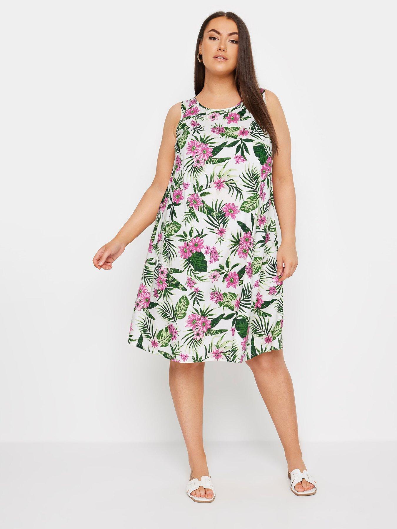 yours-sleeveless-midi-swing-dress-whiteback