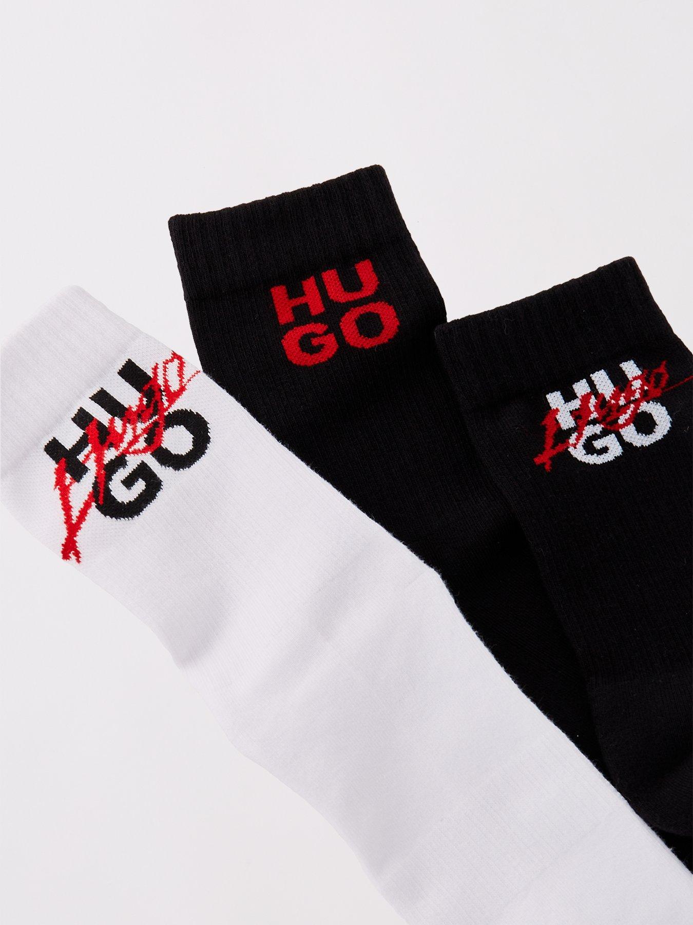 hugo-3-pack-thriller-side-logo-crew-socks-assorted-multiback