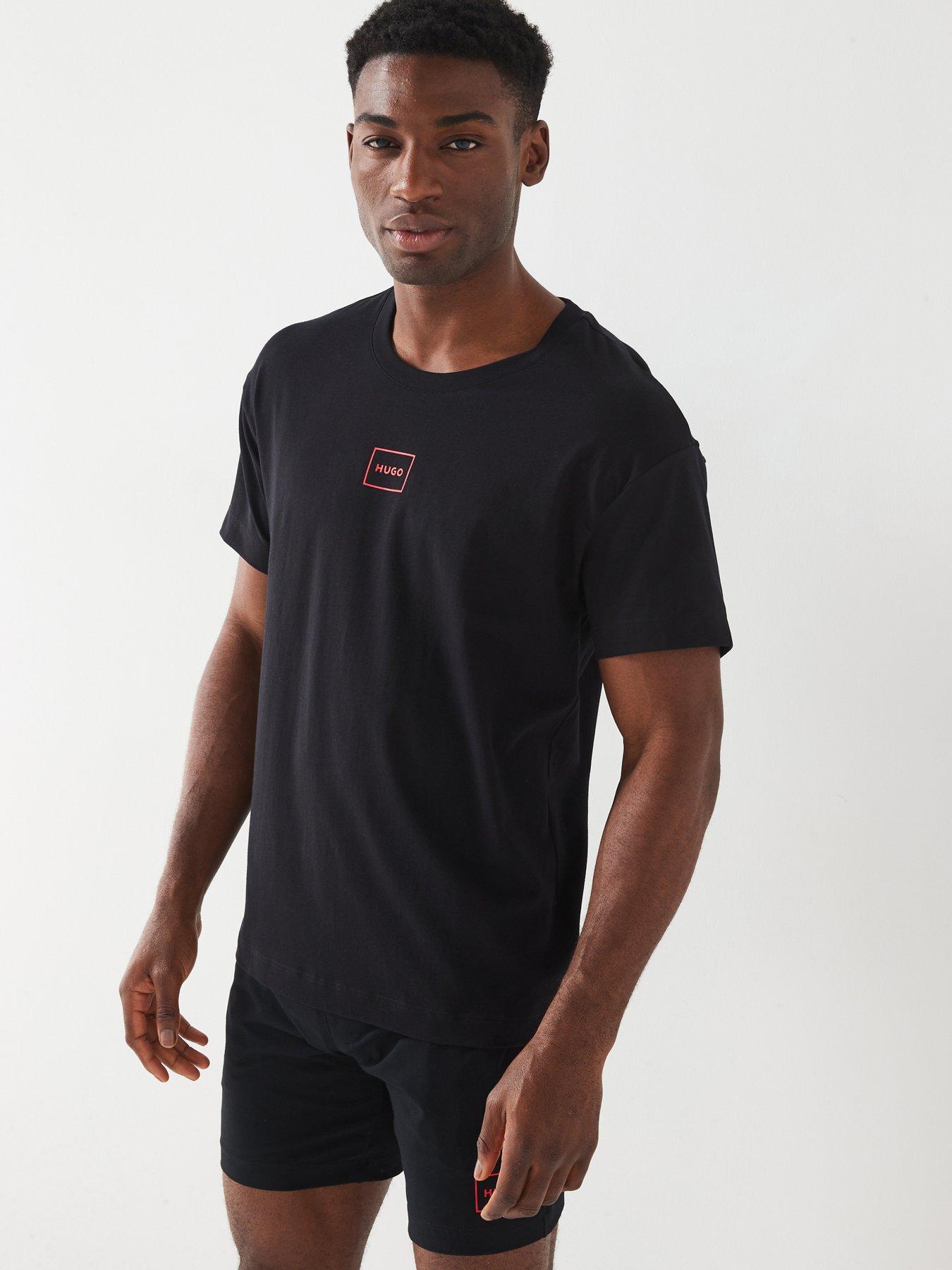 hugo-laze-relaxed-fit-loungewear-t-shirt-black