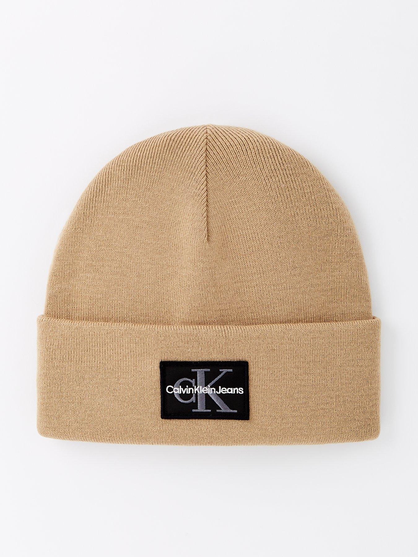 calvin-klein-jeans-calvin-klein-jeans-mono-logo-patch-beanie-hat-light-brown