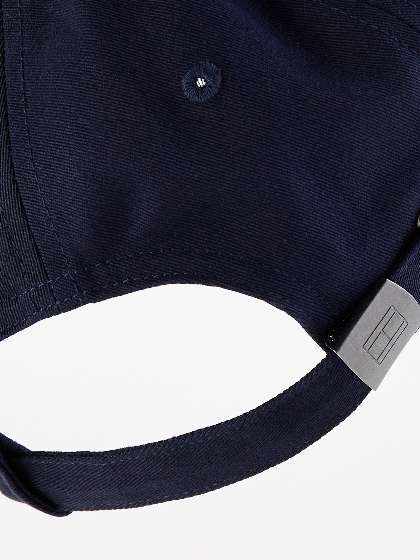 tommy-hilfiger-tommy-hilfiger-linear-logo-stripe-trim-baseball-cap-navydetail