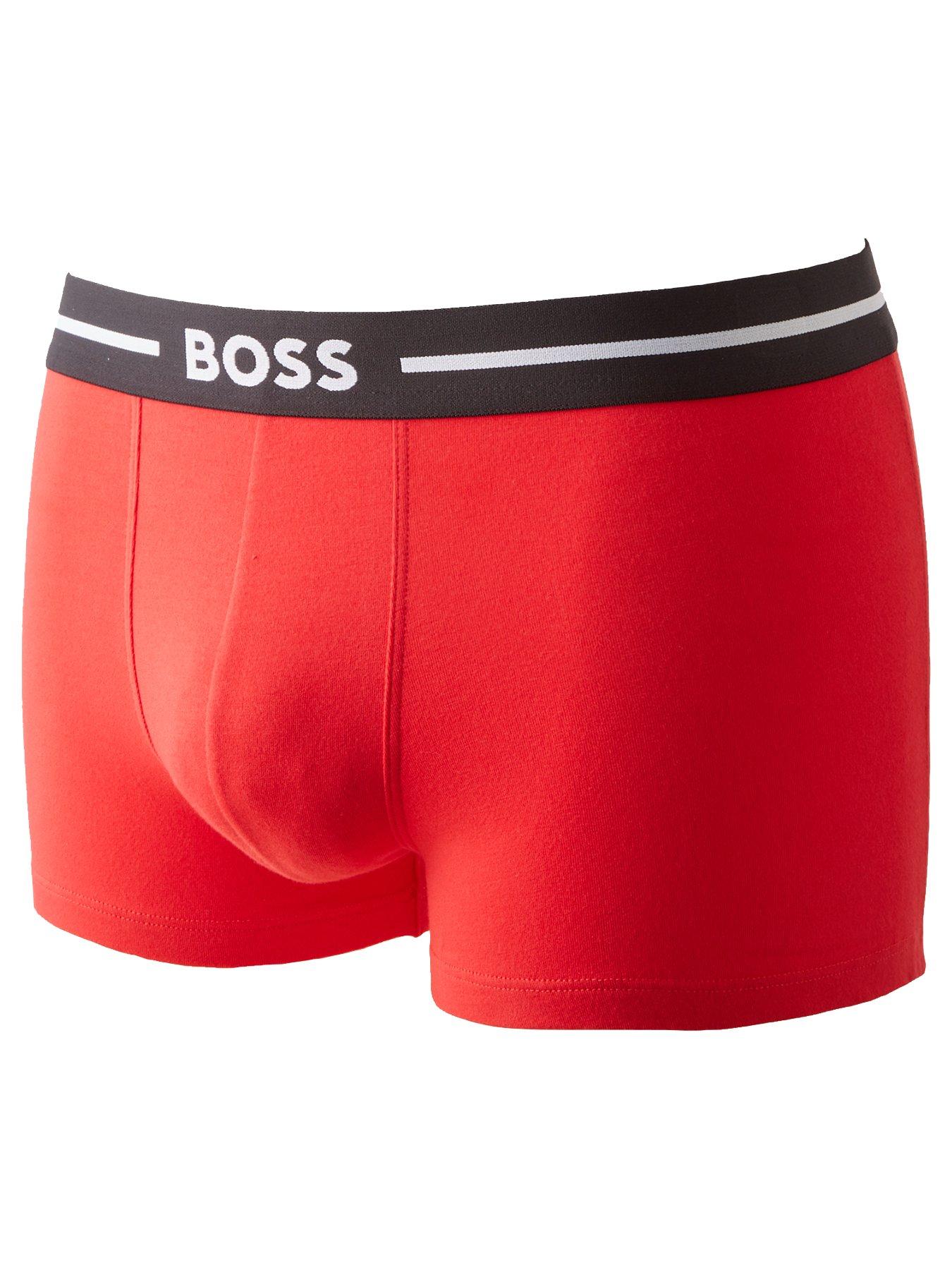 boss-3-pack-bold-trunks-blackgreenredstillFront