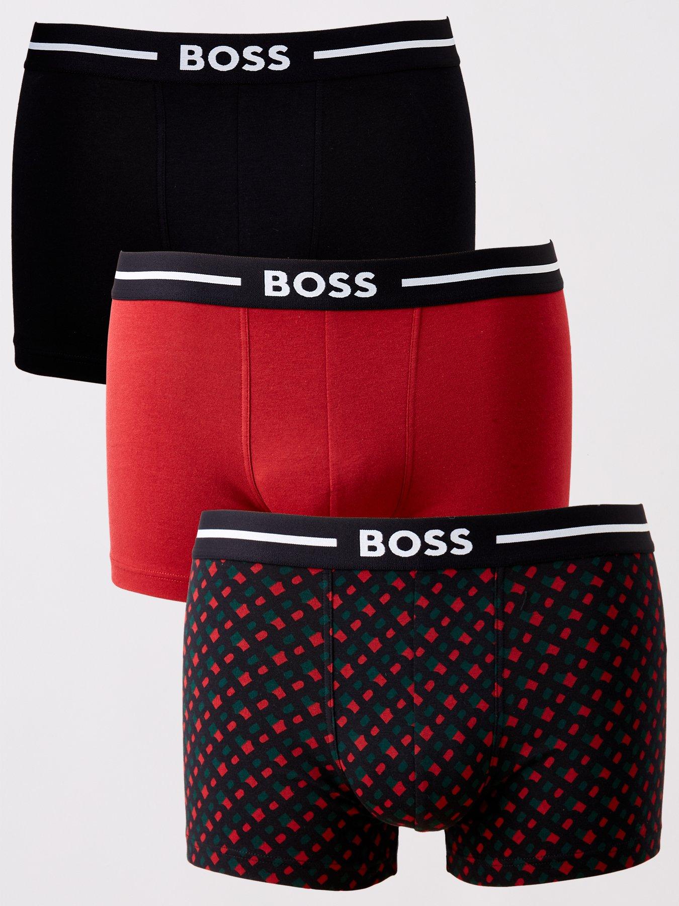 boss-3-pack-bold-bb-monogram-trunks-blackgreenred