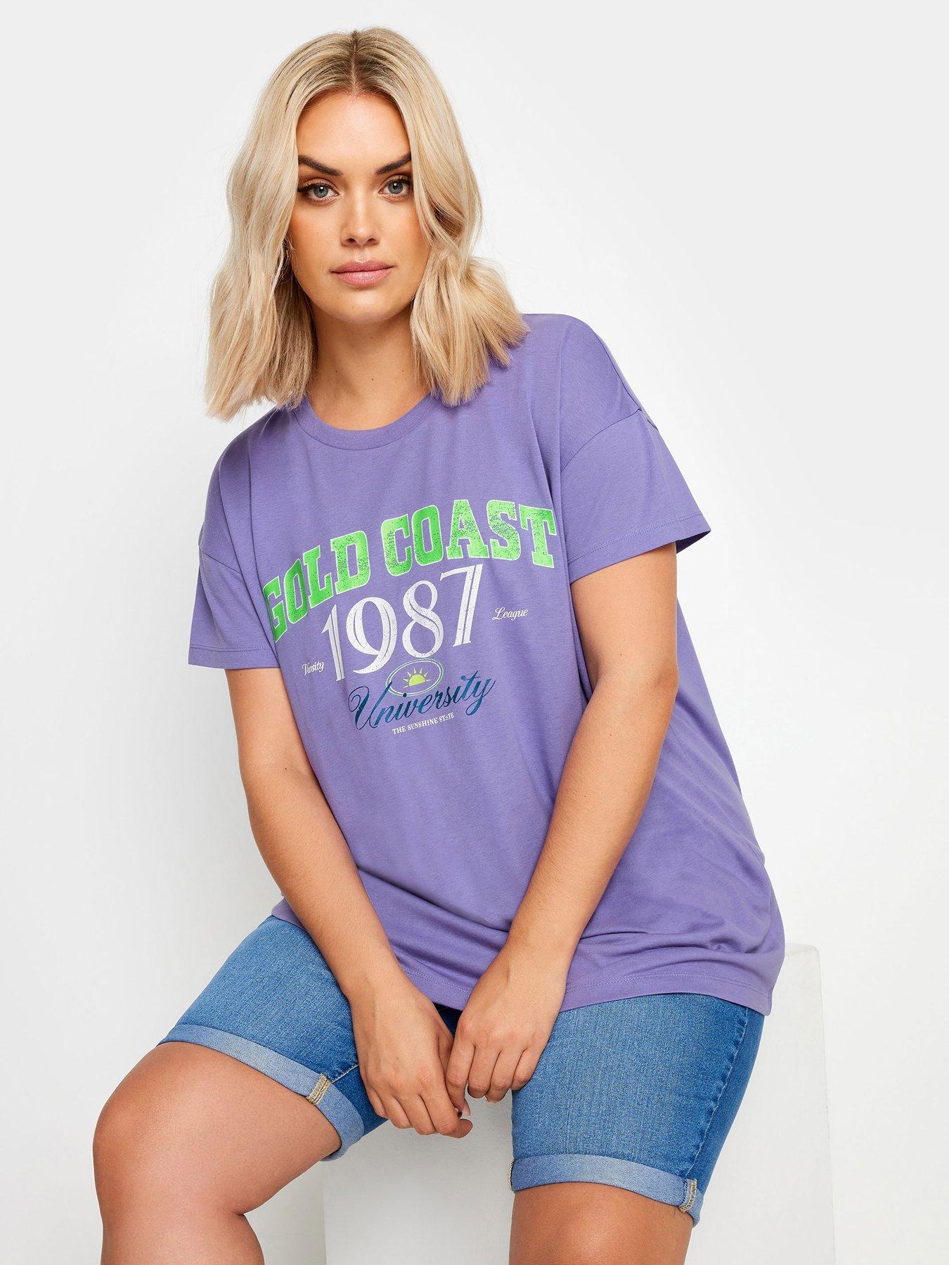 yours-placement-print-t-shirt-purple