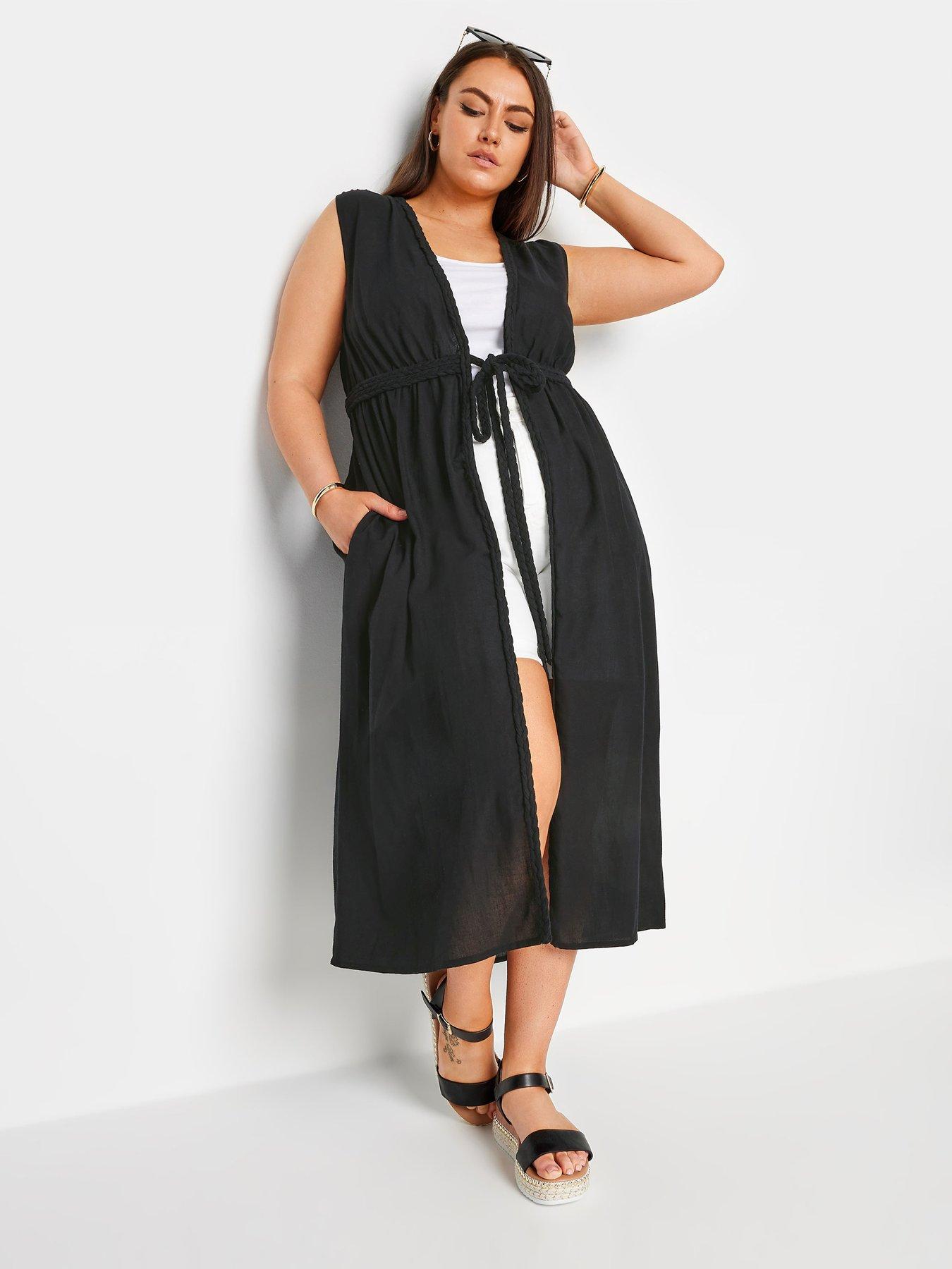 yours-plait-maxi-crinkle-coverup-black