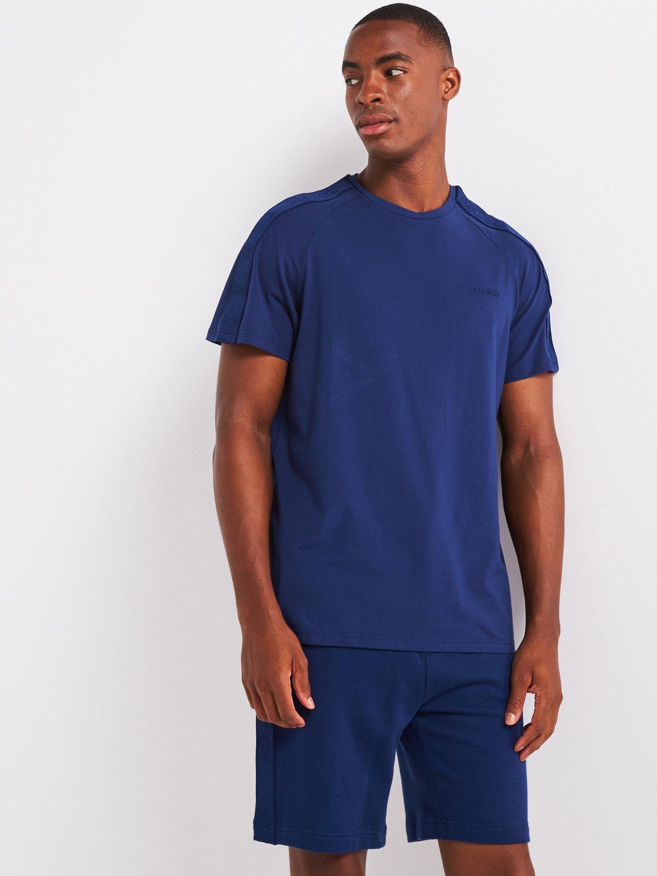 hugo-hugo-tonal-logo-loungewear-t-shirt-dark-blue