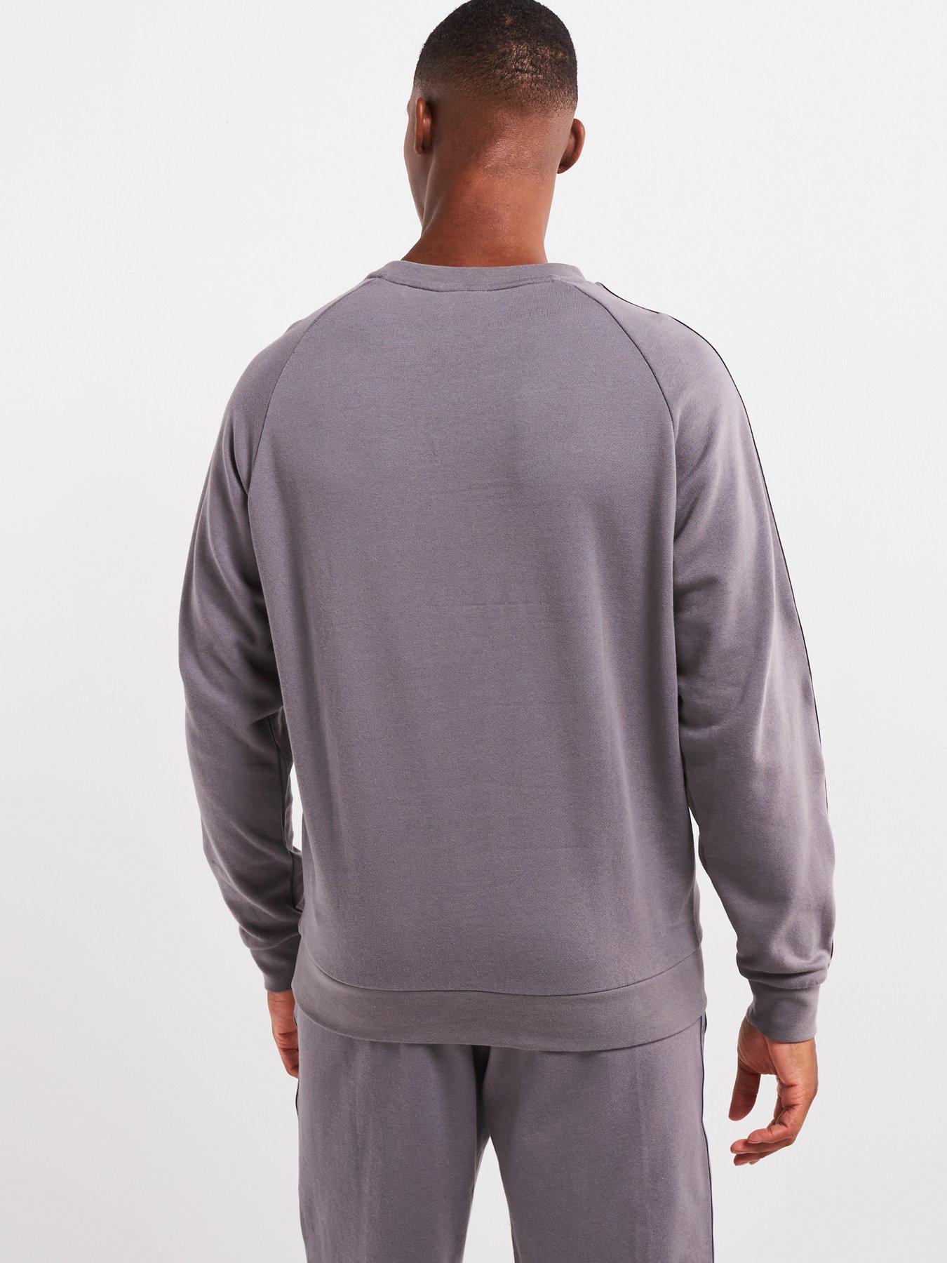 hugo-hugo-tonal-logo-loungewear-crew-sweat-greystillFront