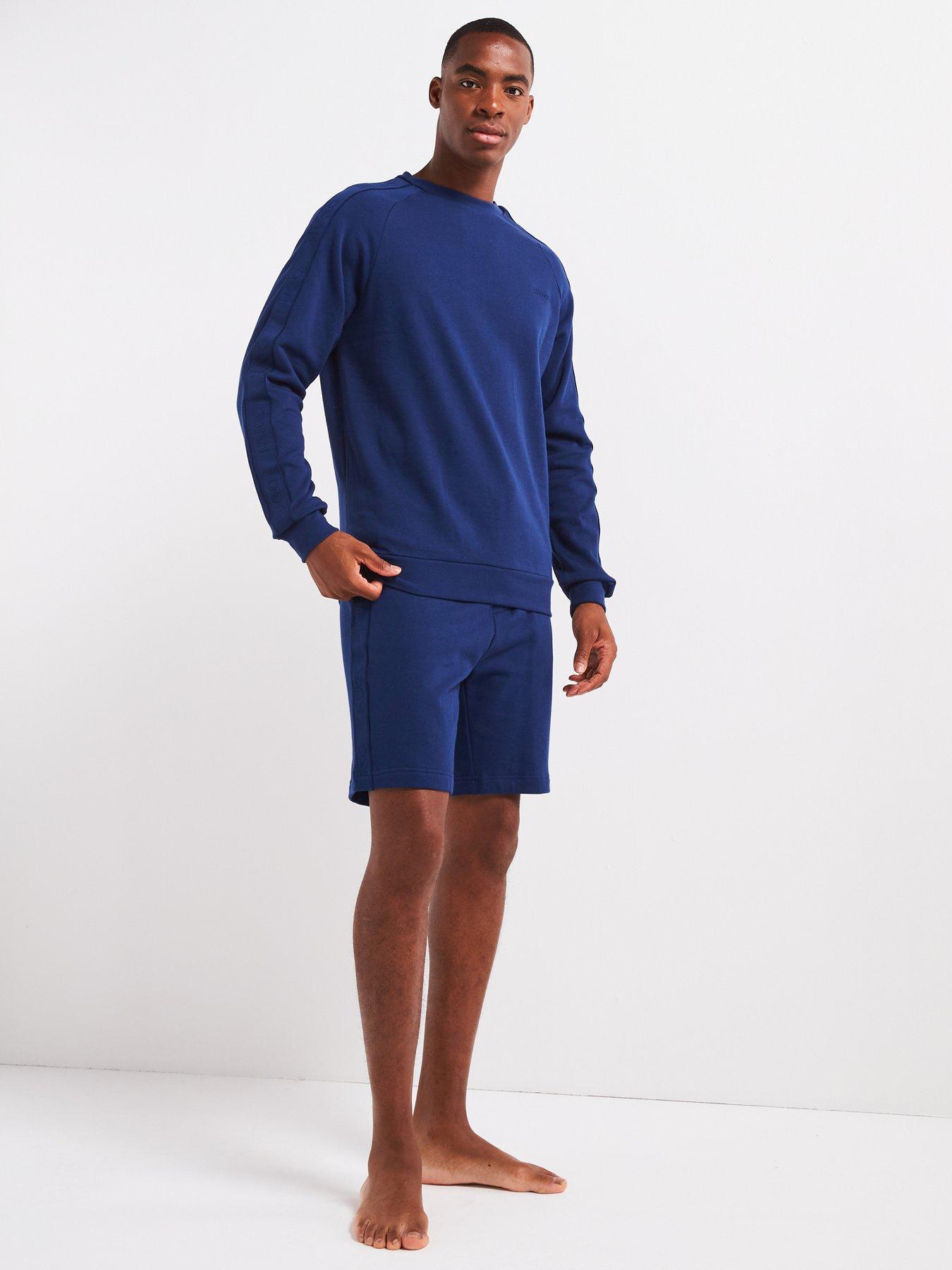 hugo-hugo-tonal-logo-loungewear-crew-sweat-dark-blueback