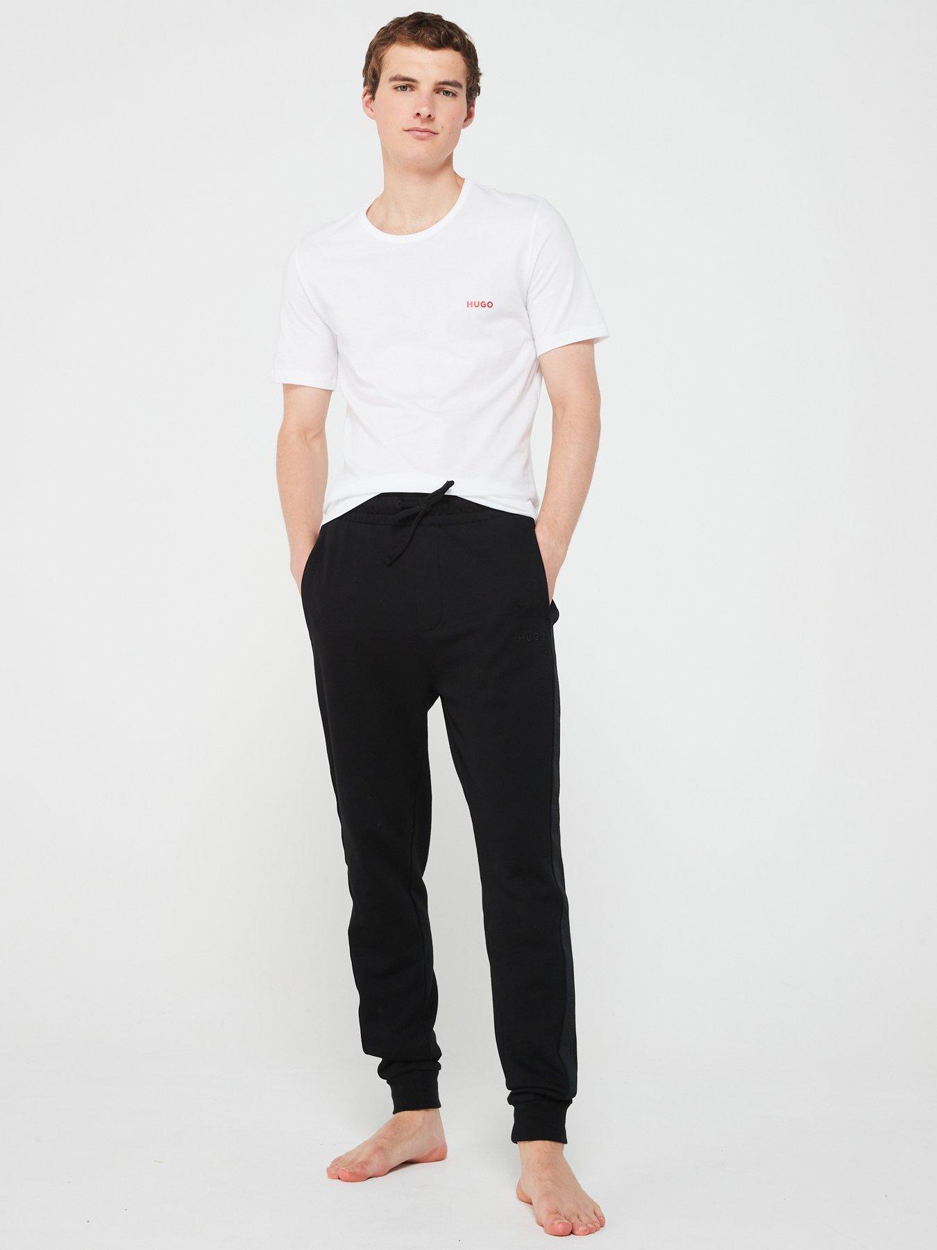 hugo-hugo-tonal-logo-cuff-loungewear-pants-greyback