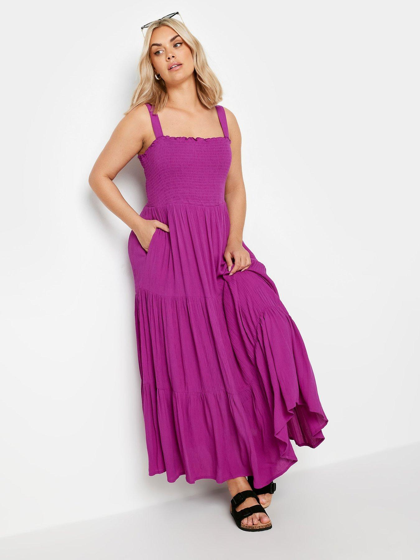 yours-shirred-strappy-tiered-maxi-dress-purpleback