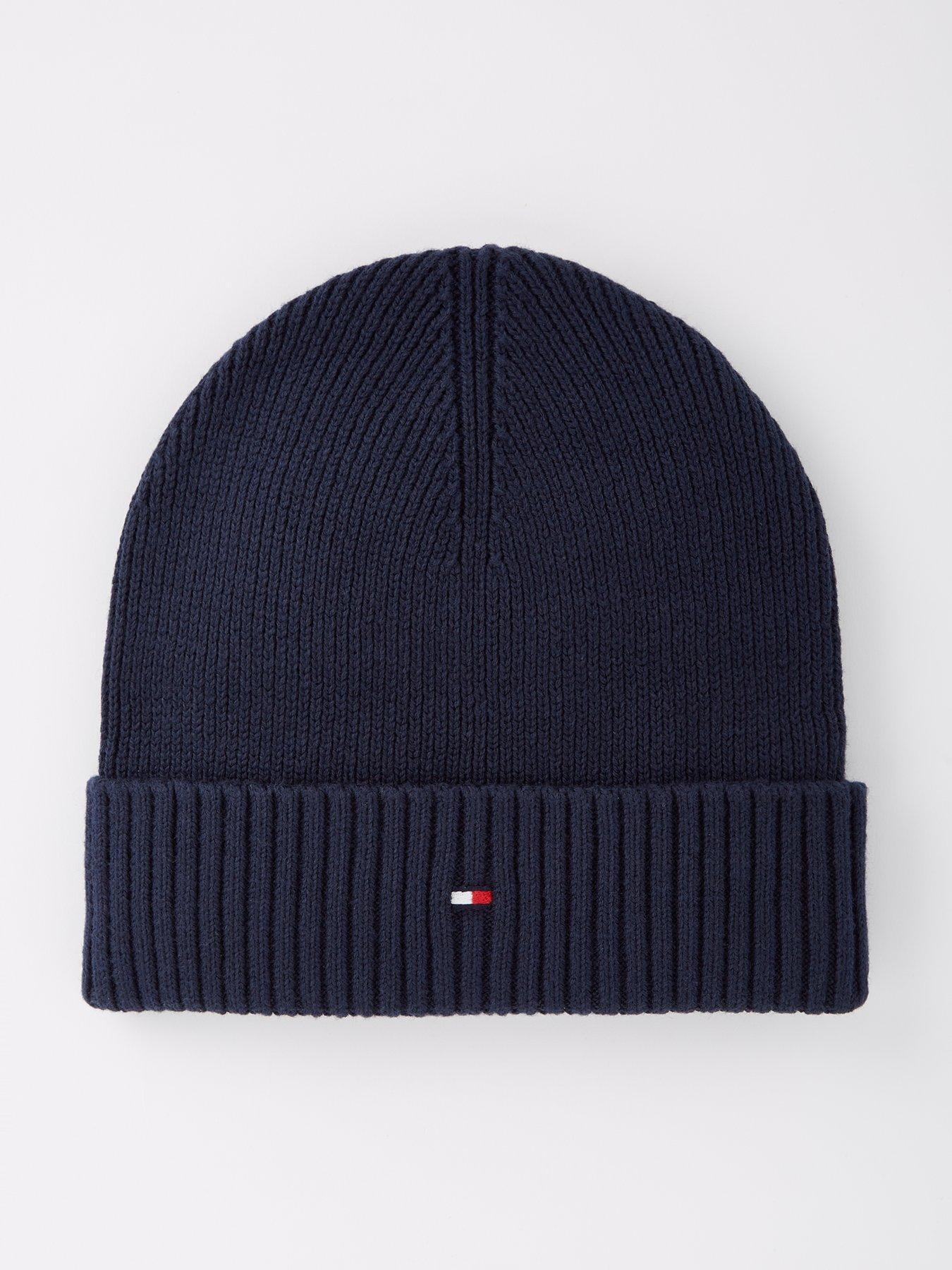 Tommy Hilfiger Tommy Hilfiger Pima Cotton Flag Beanie - Navy