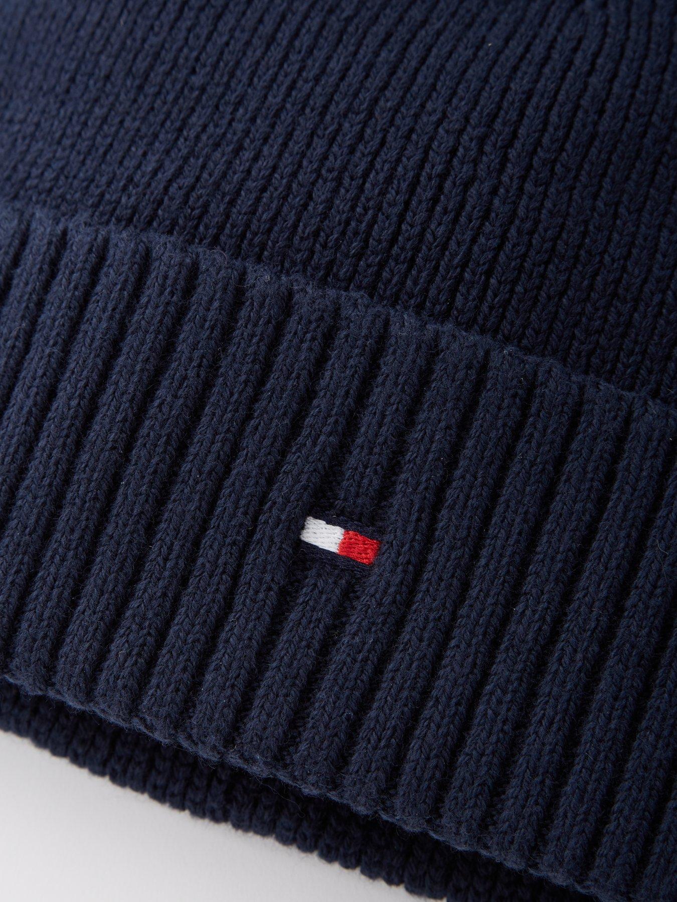 tommy-hilfiger-tommy-hilfiger-pima-cotton-flag-beanie-navyoutfit