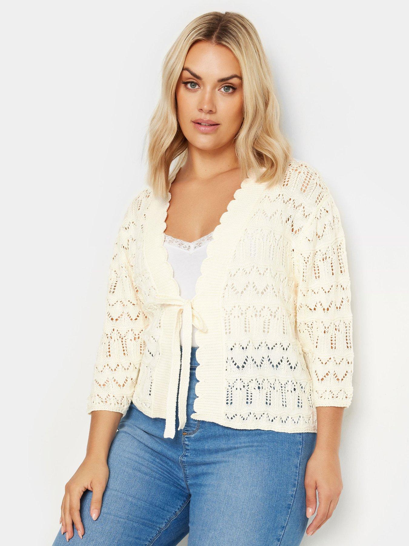 yours-crochet-tie-front-shrug-ivory