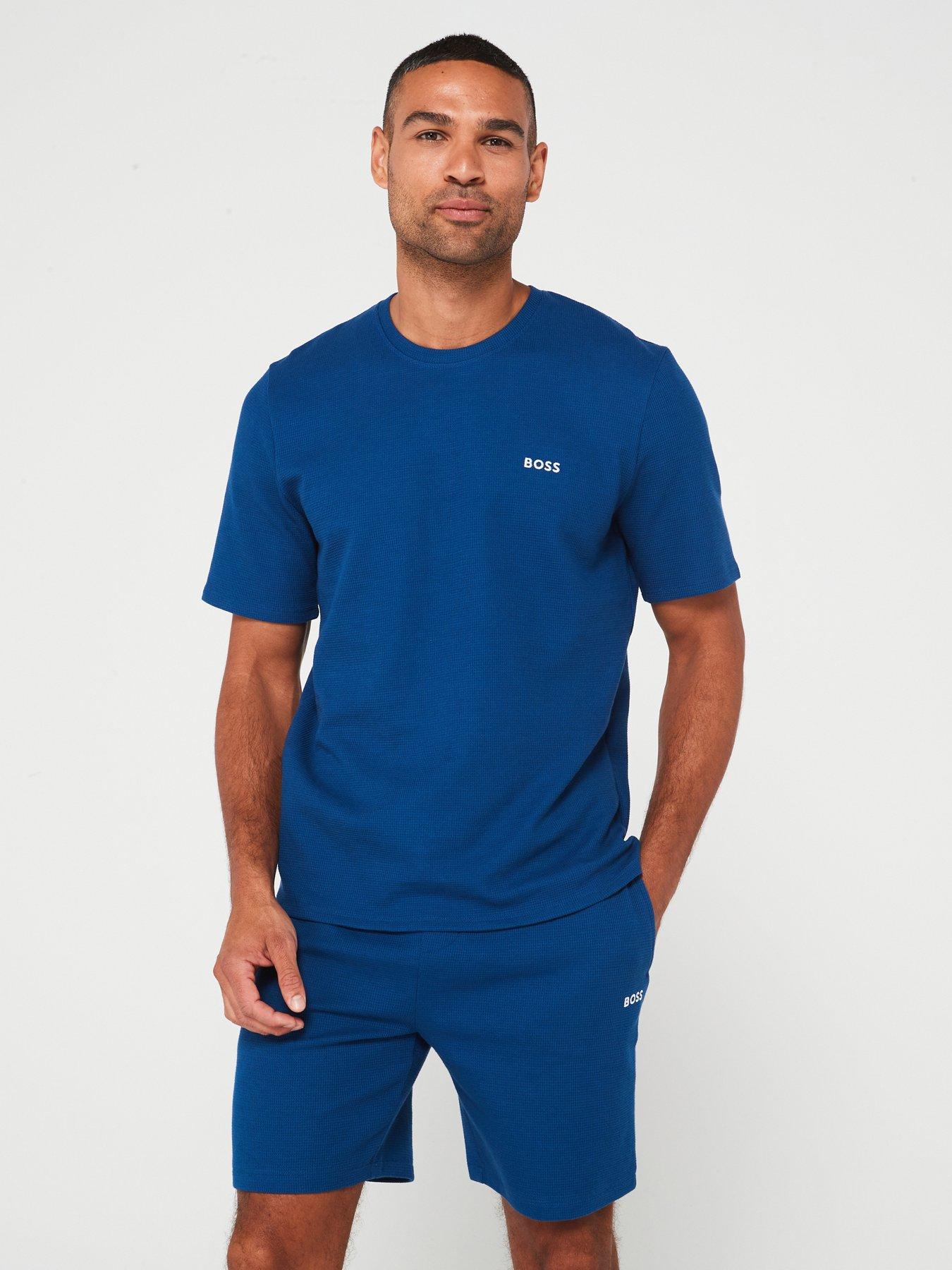 boss-regular-fit-waffle-loungewear-t-shirt