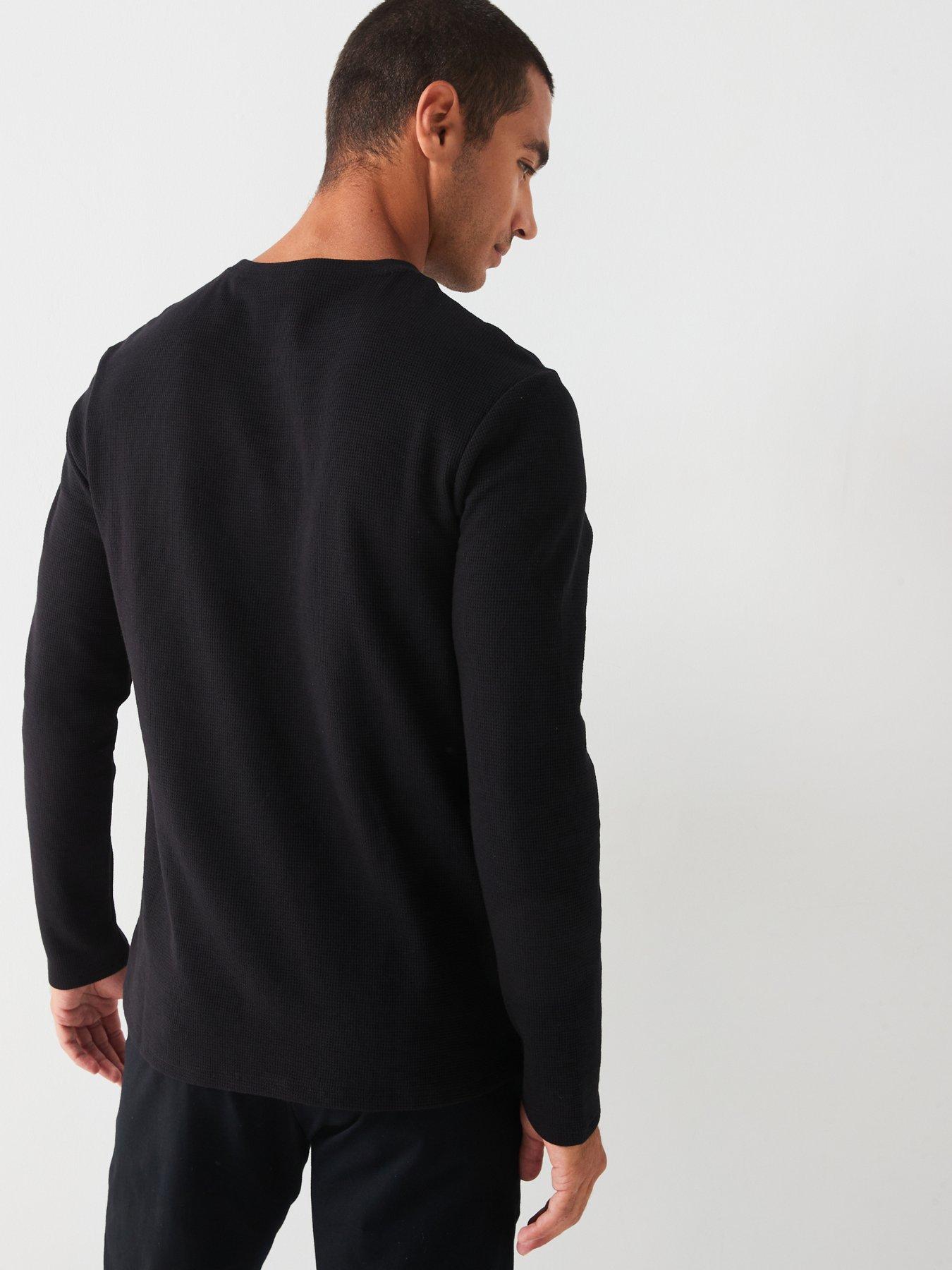 boss-regular-fit-waffle-loungewear-long-sleeve-topstillFront