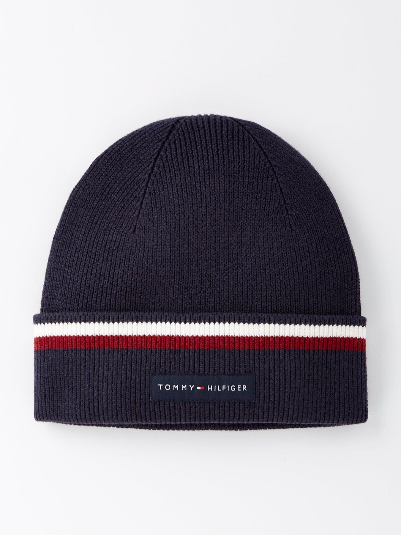 tommy-hilfiger-tommy-hilfiger-global-stripe-logo-beanie-navy