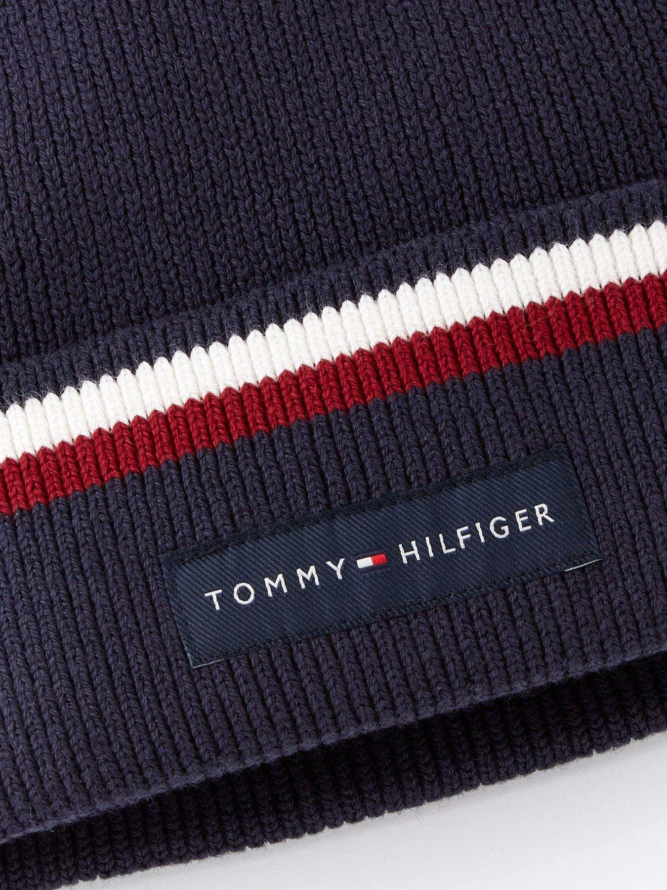 tommy-hilfiger-tommy-hilfiger-global-stripe-logo-beanie-navyoutfit