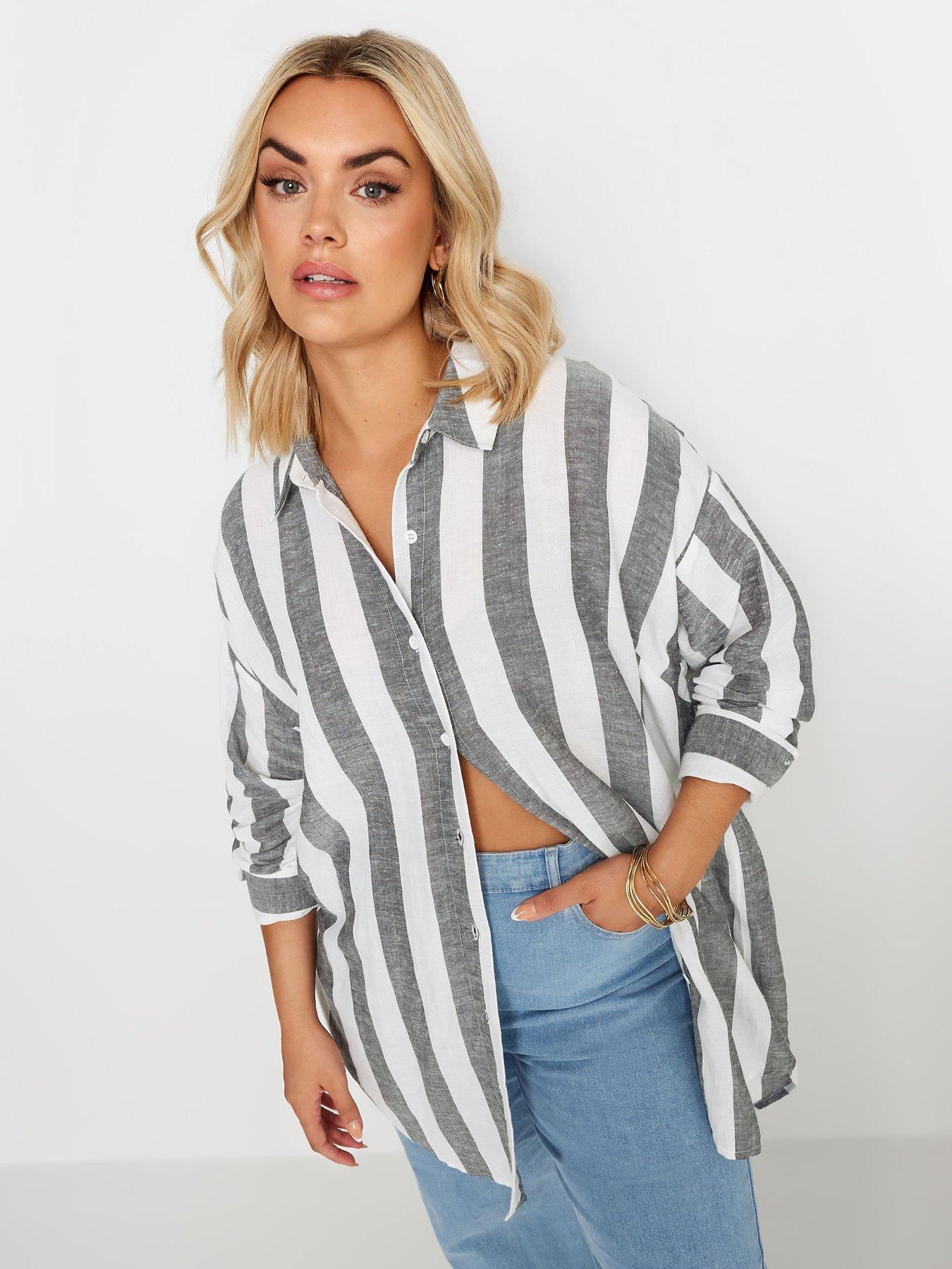 yours-stripe-linen-shirt-white