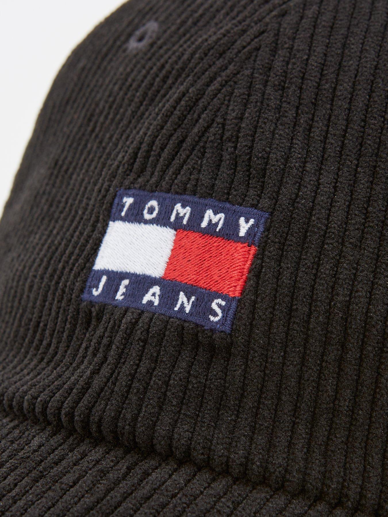 tommy-jeans-tommy-jeans-heritage-corduroy-baseball-cap-blackoutfit