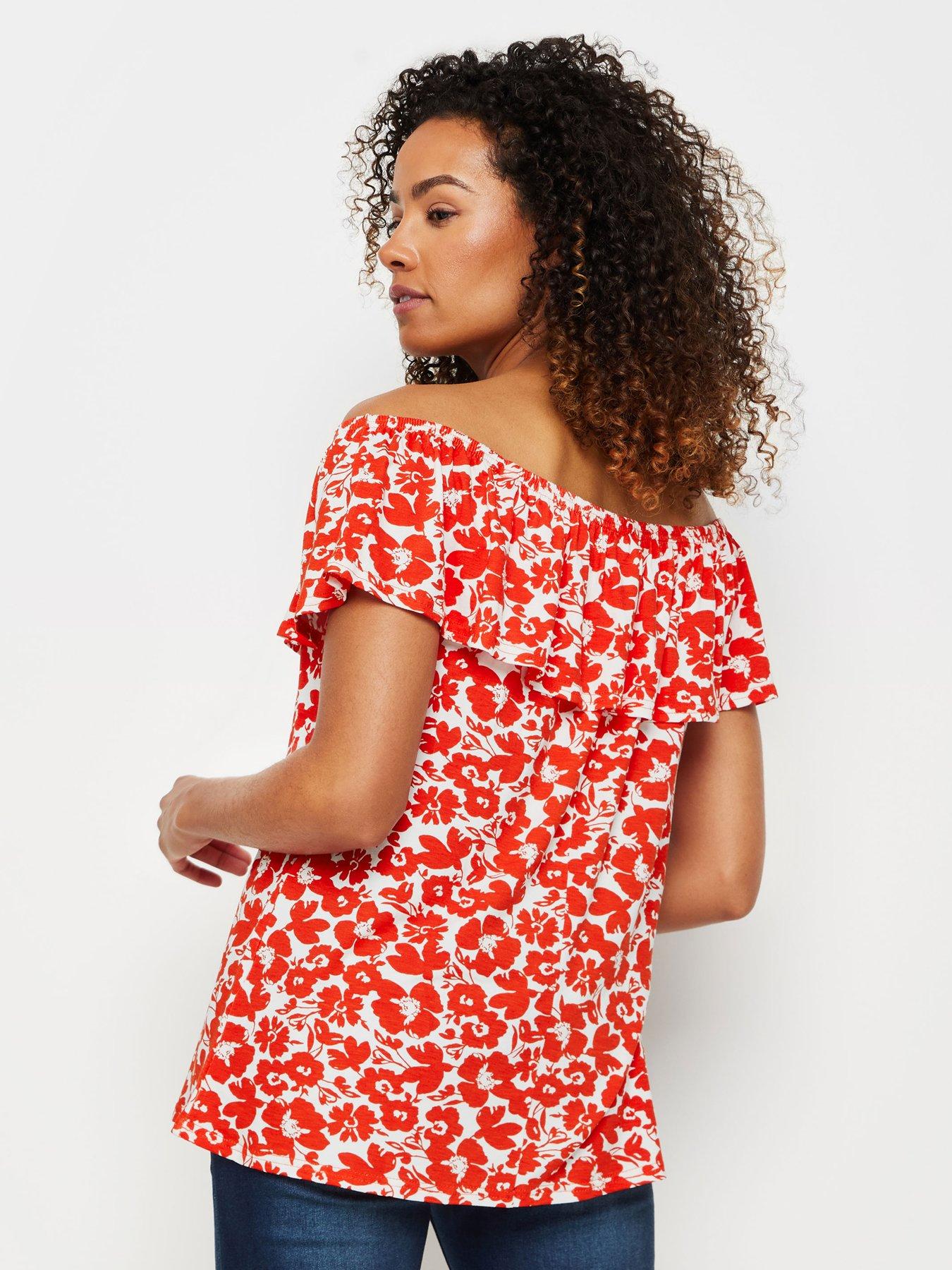 mco-flower-printed-bardot-top-redstillFront