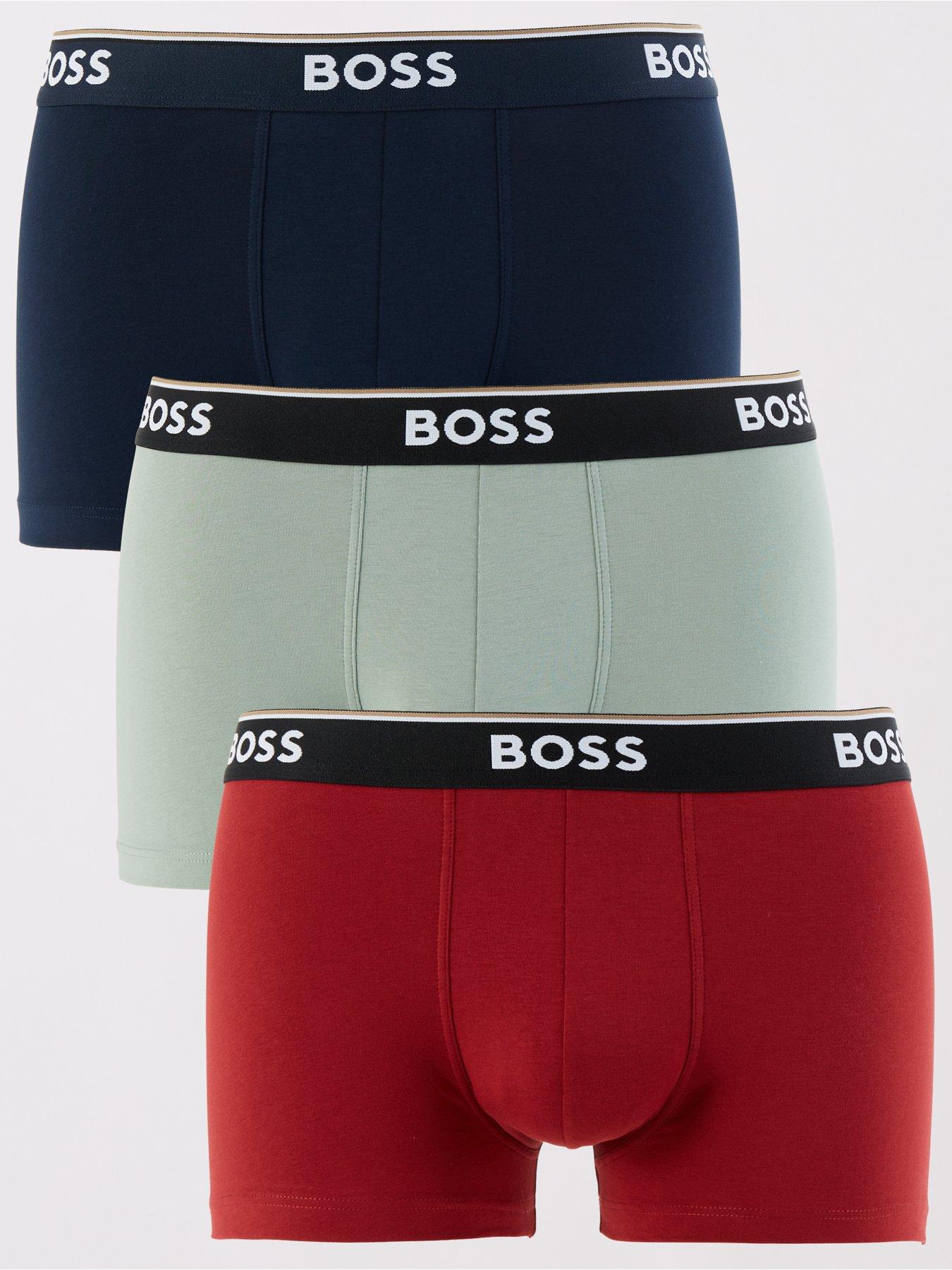 boss-3-pack-power-trunks-navyredgreen